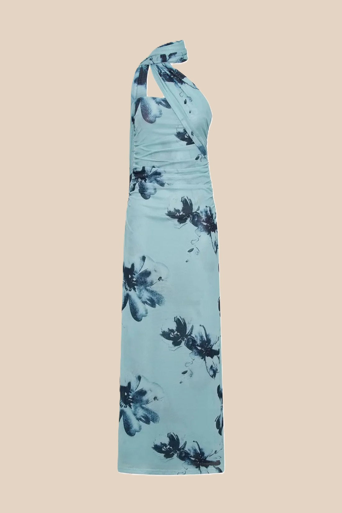 LYRIC | Scarf Neck Maxi Dress