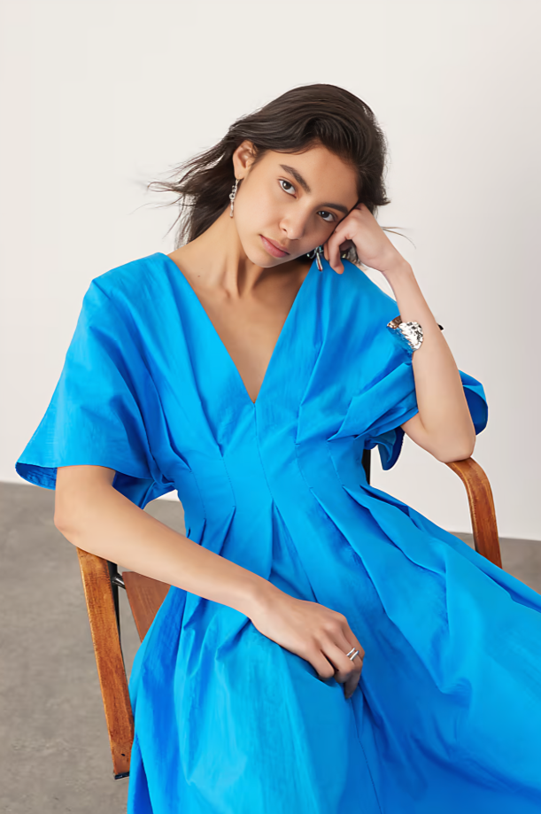 CHLOE | Short Sleeve Midi Dress