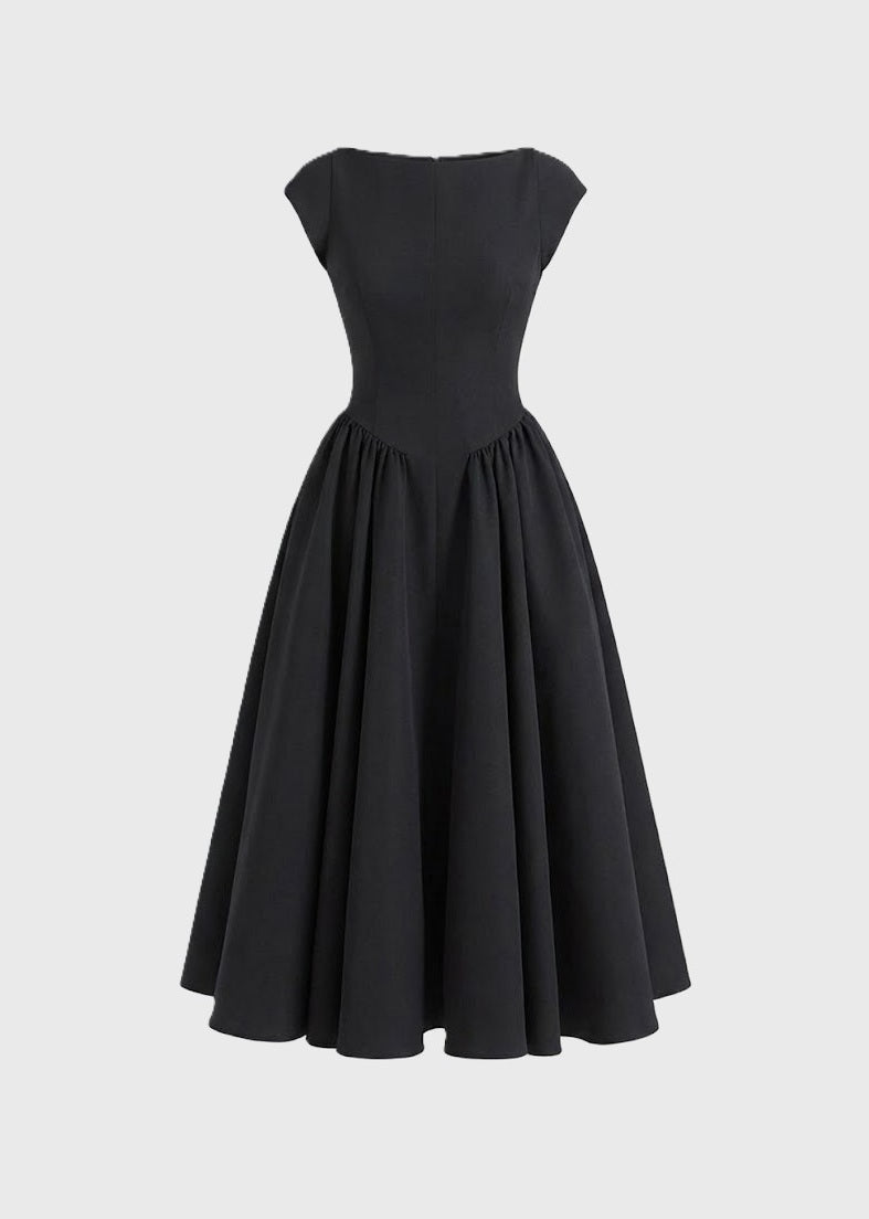 VIOLET | Satin Midi Dress