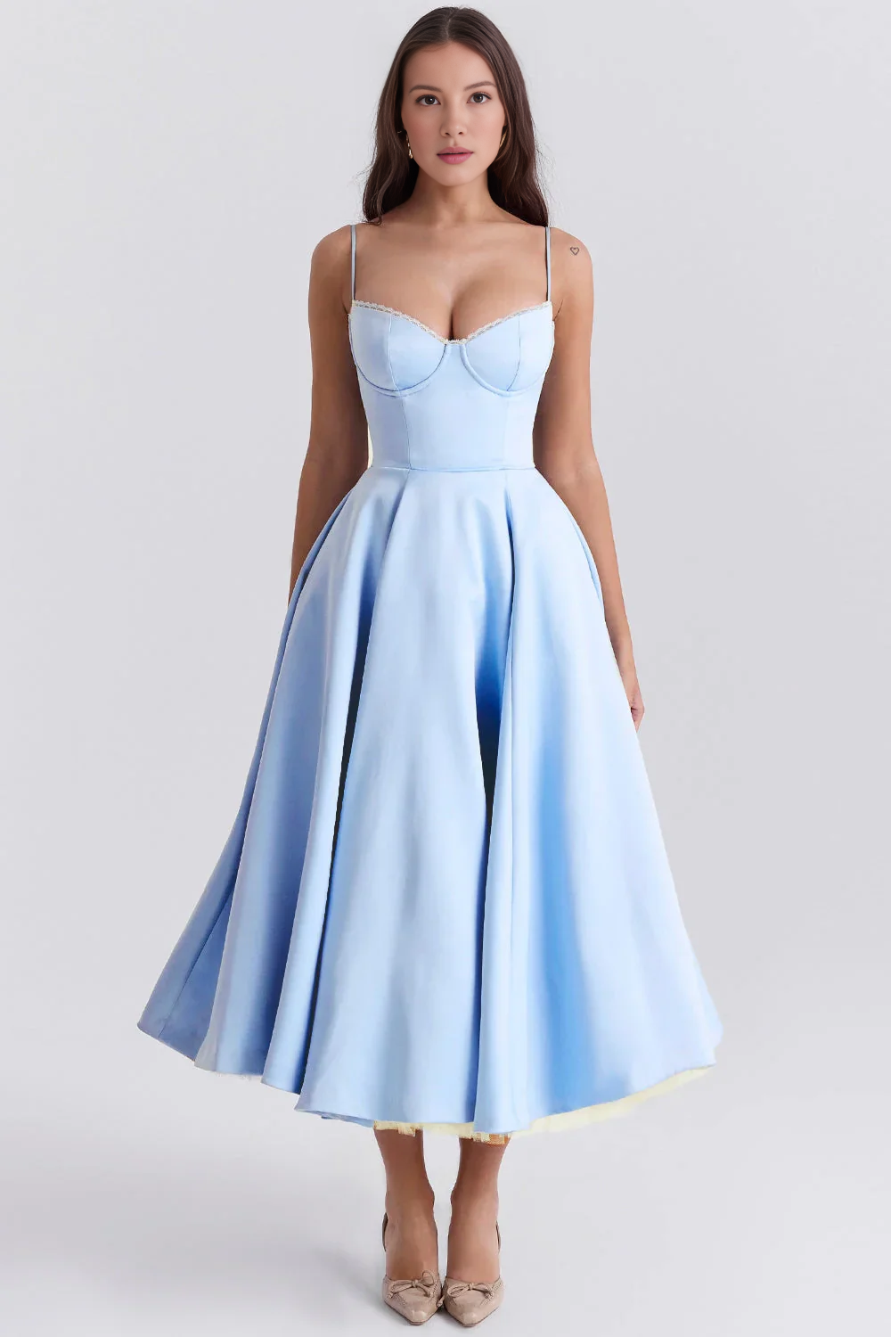 AVERY | Tulle Midi Dress