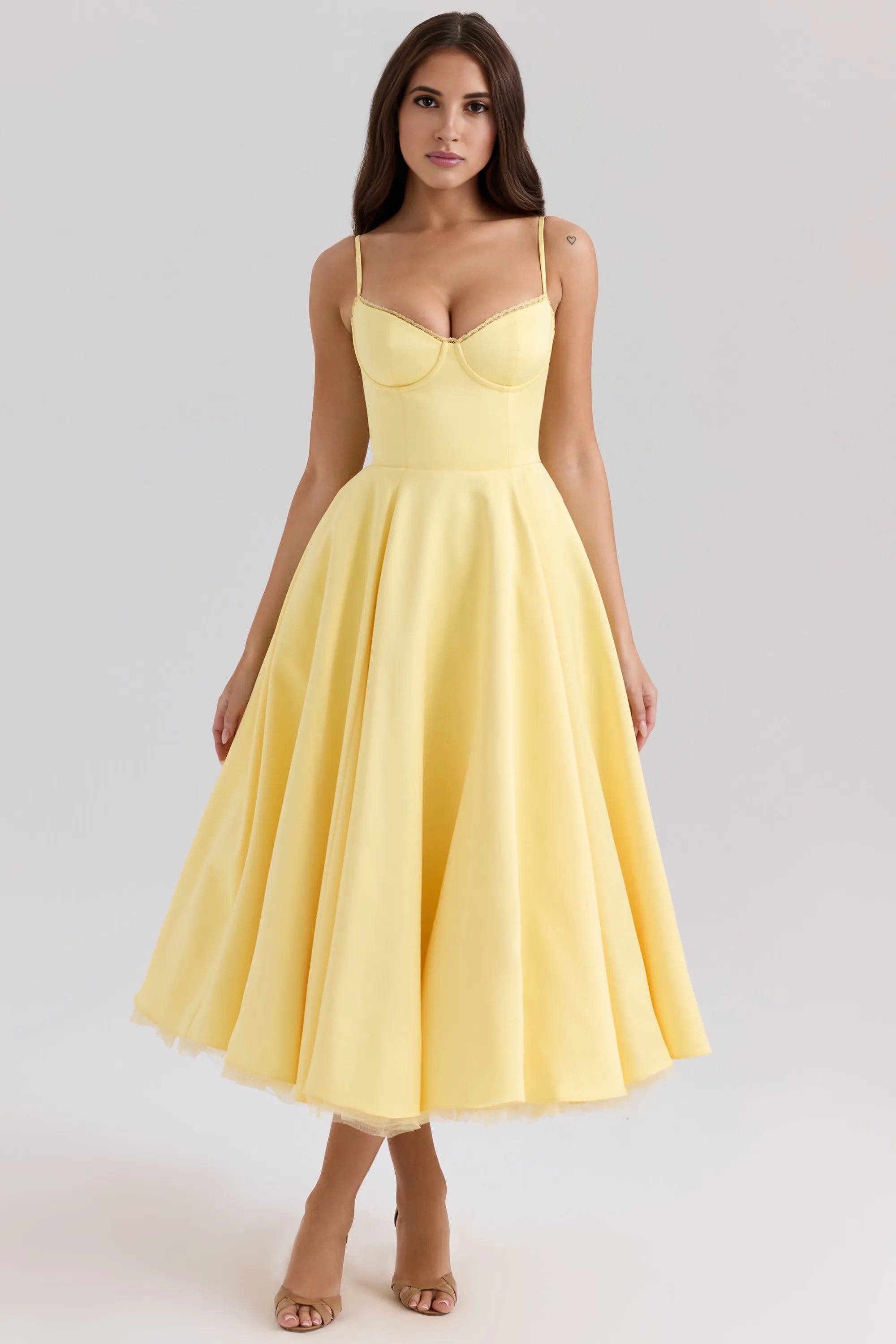 AVERY | Tulle Midi Dress