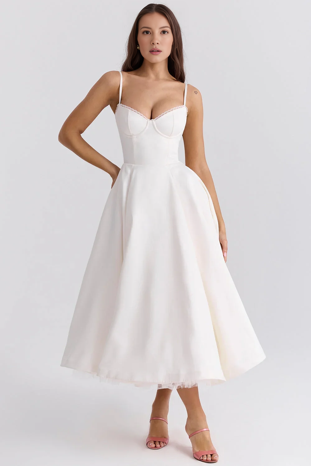 AVERY | Tulle Midi Dress