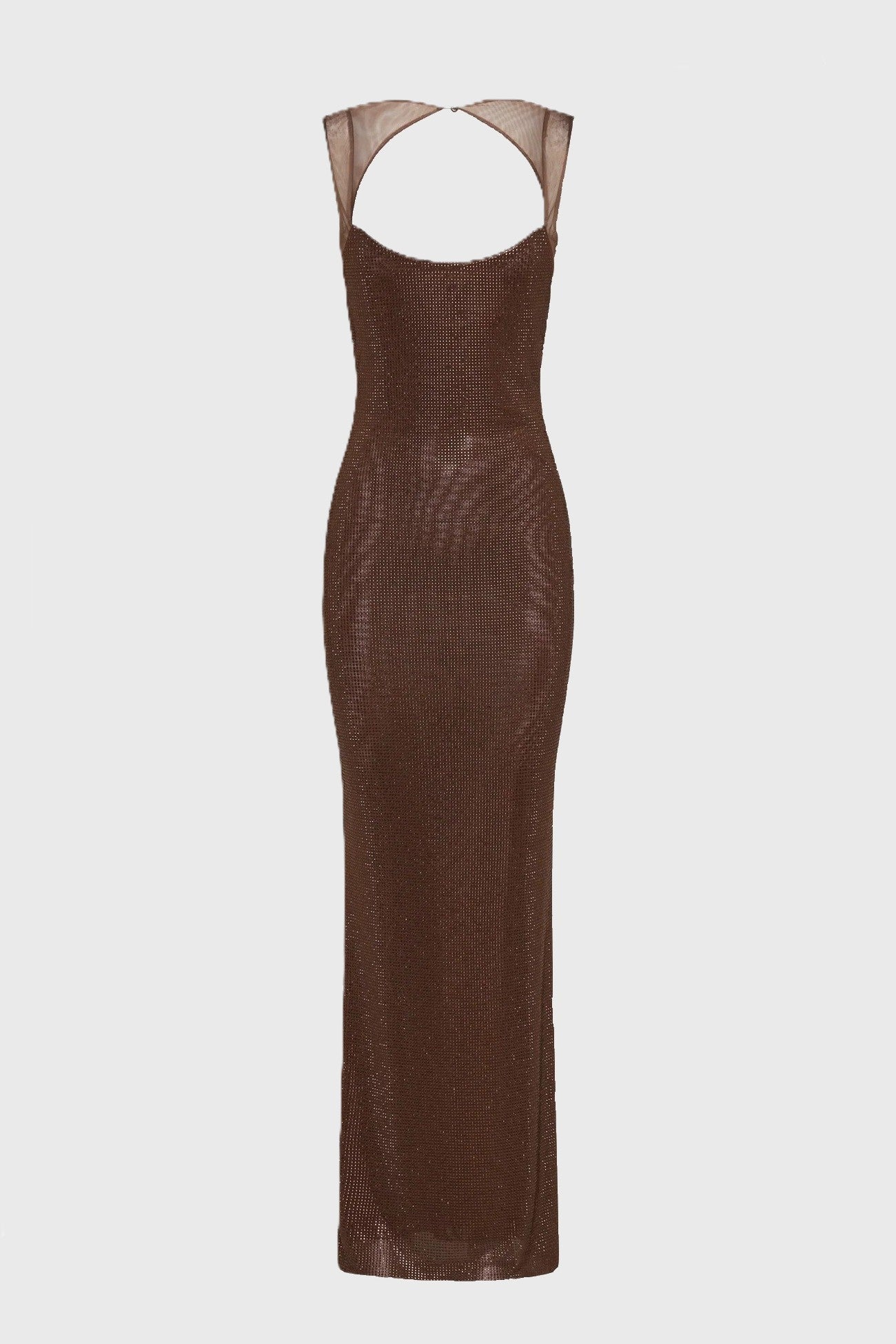 JASMYN | Hot Fix Maxi Dress Chocolate