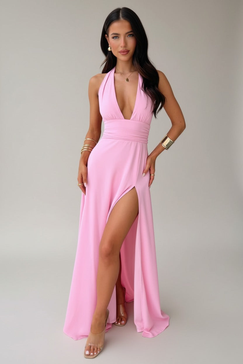 AUBREY | Side Slit Maxi Dress