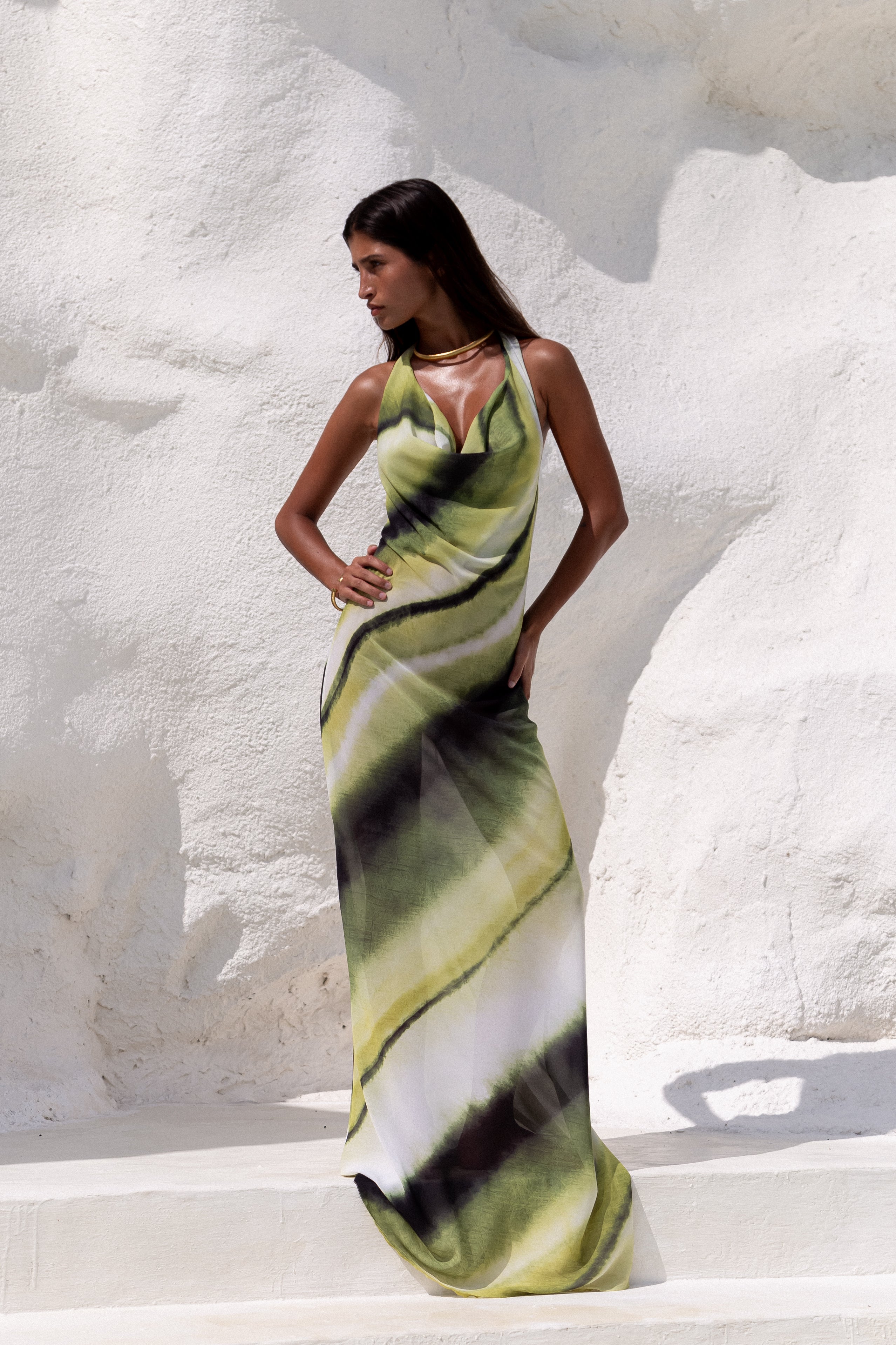 KAILANI | Cowl Neck Maxi Dress