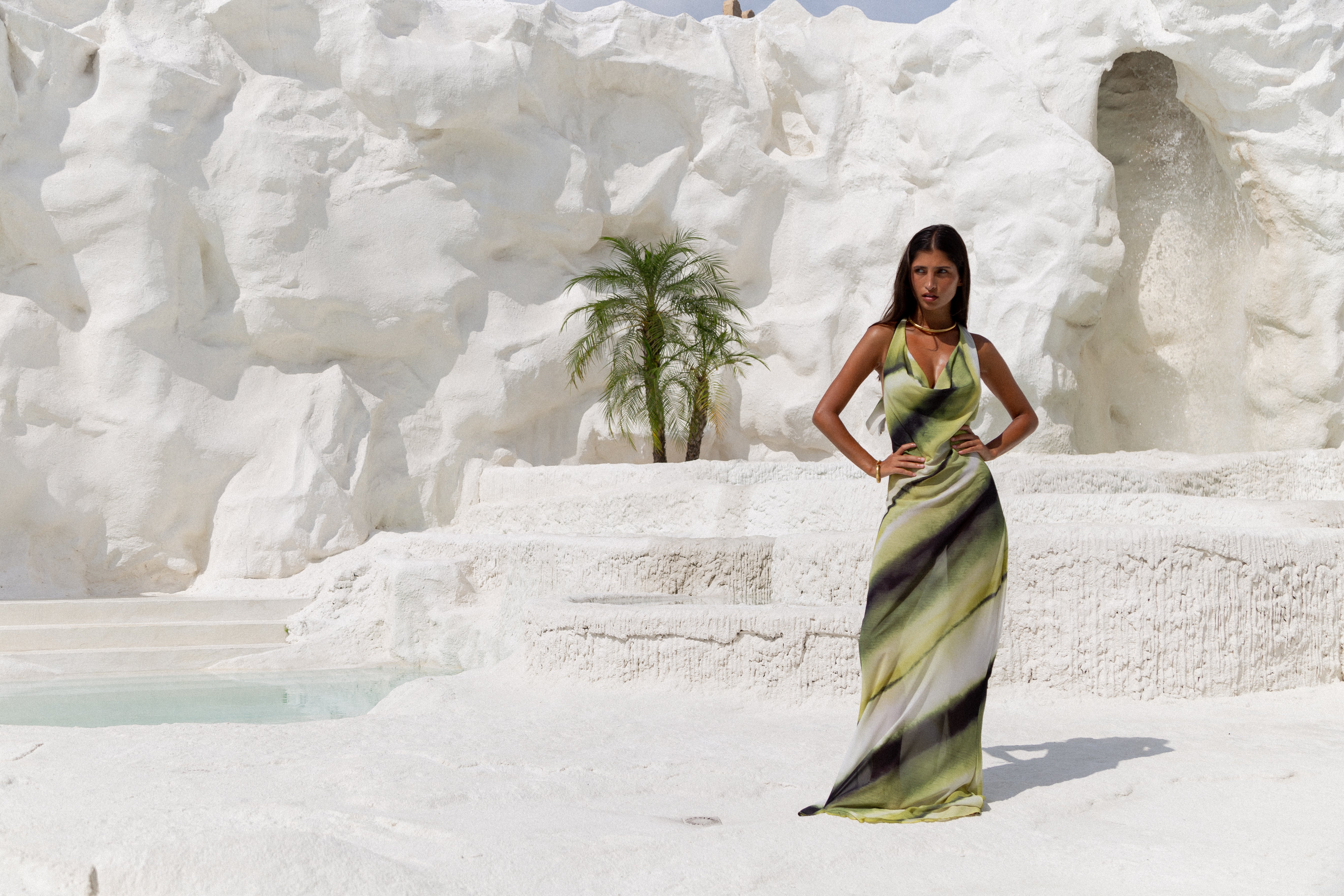 KAILANI | Cowl Neck Maxi Dress