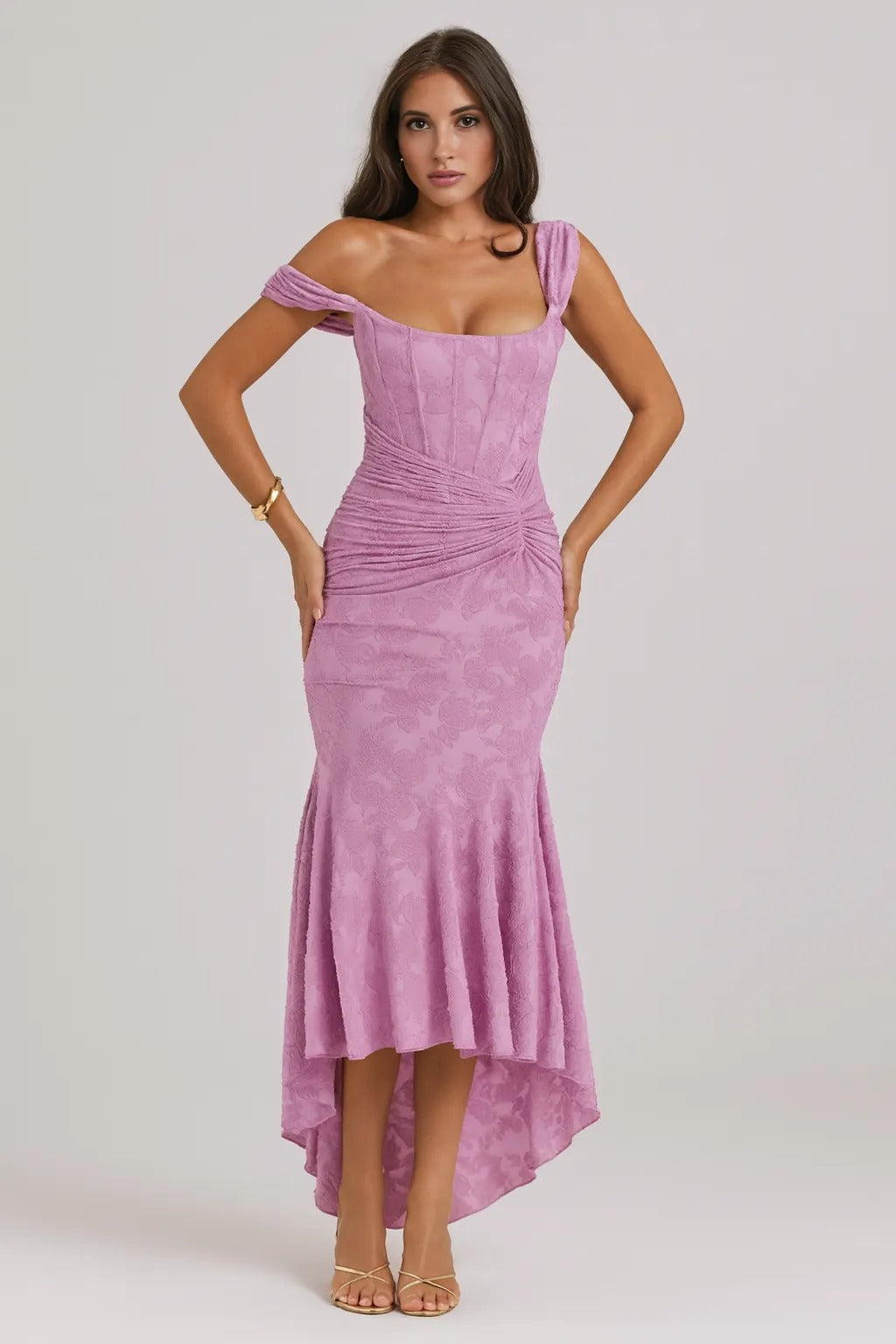 ALEXANDRA | Floral Corseted Maxi Dress