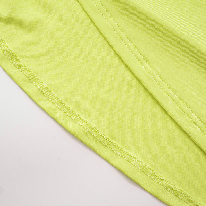 ADELIA | Deep V Halter Maxi Dress