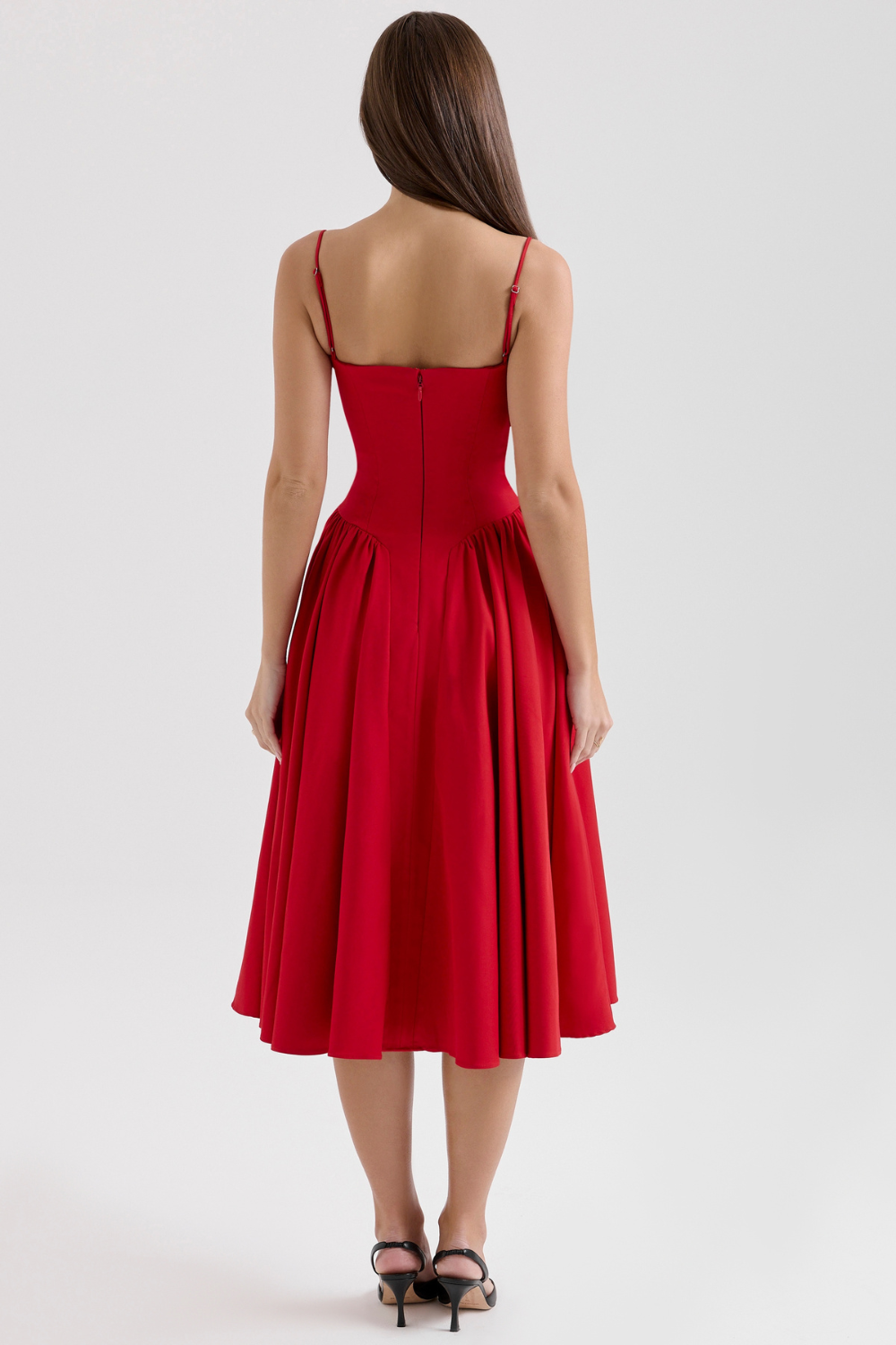 SERENA | Corset Midi Dress