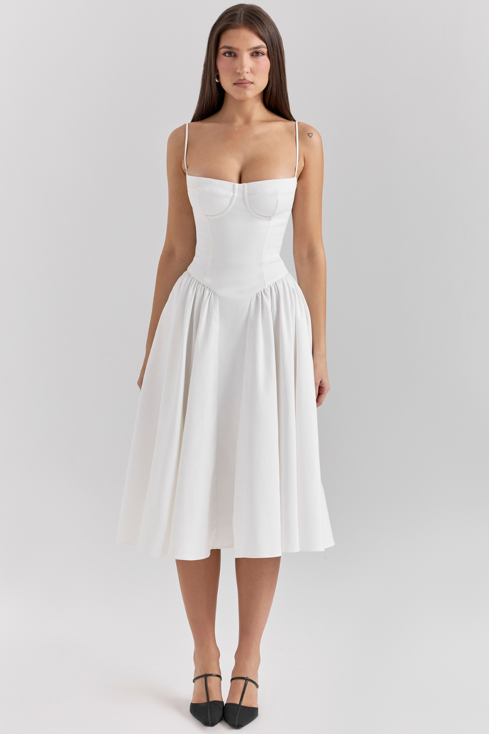 SERENA | Corset Midi Dress