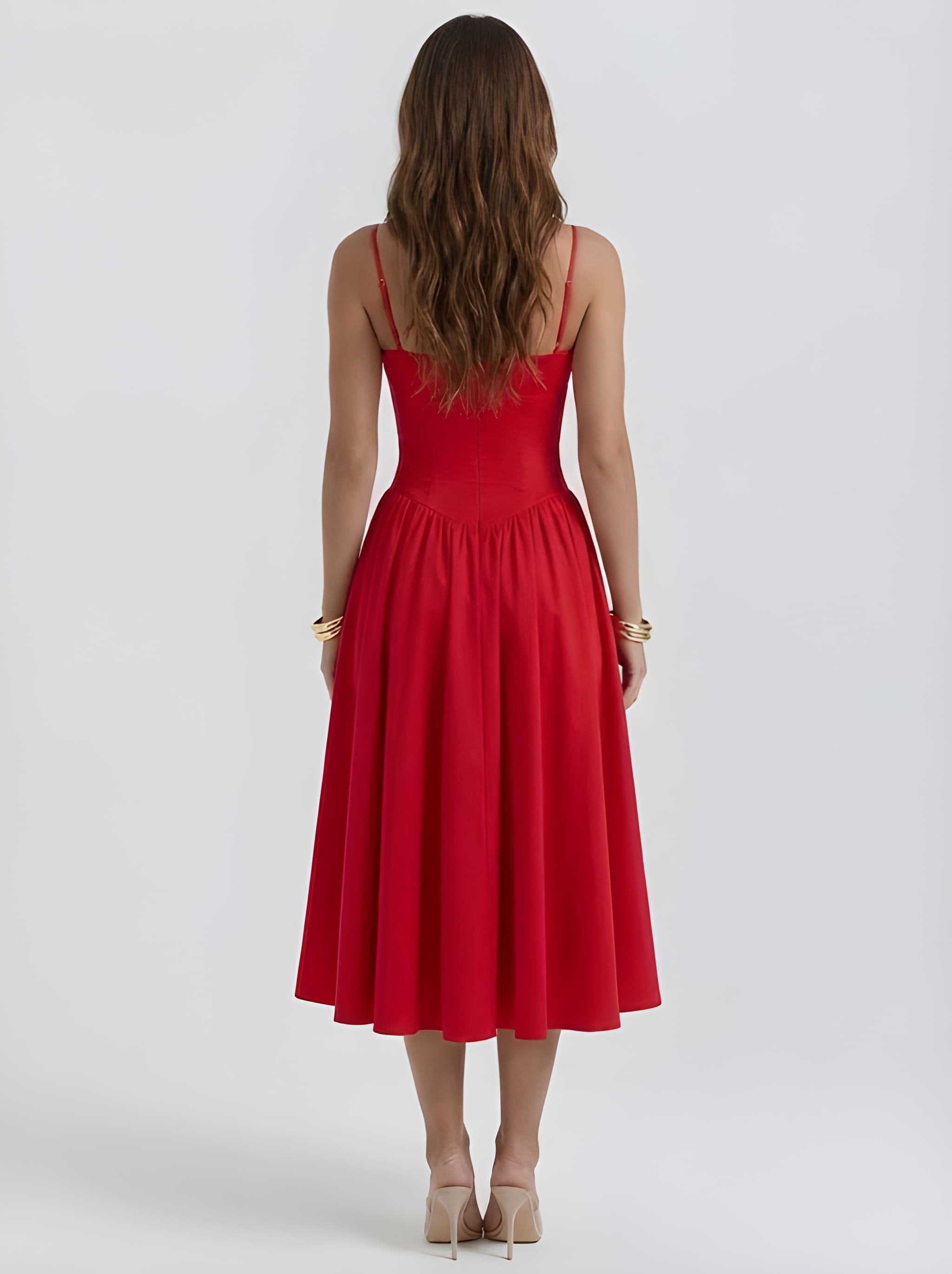 SERENA | Corset Midi Dress