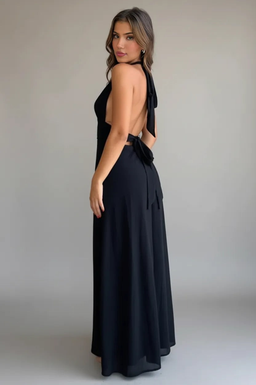 AUBREY | Side Slit Maxi Dress