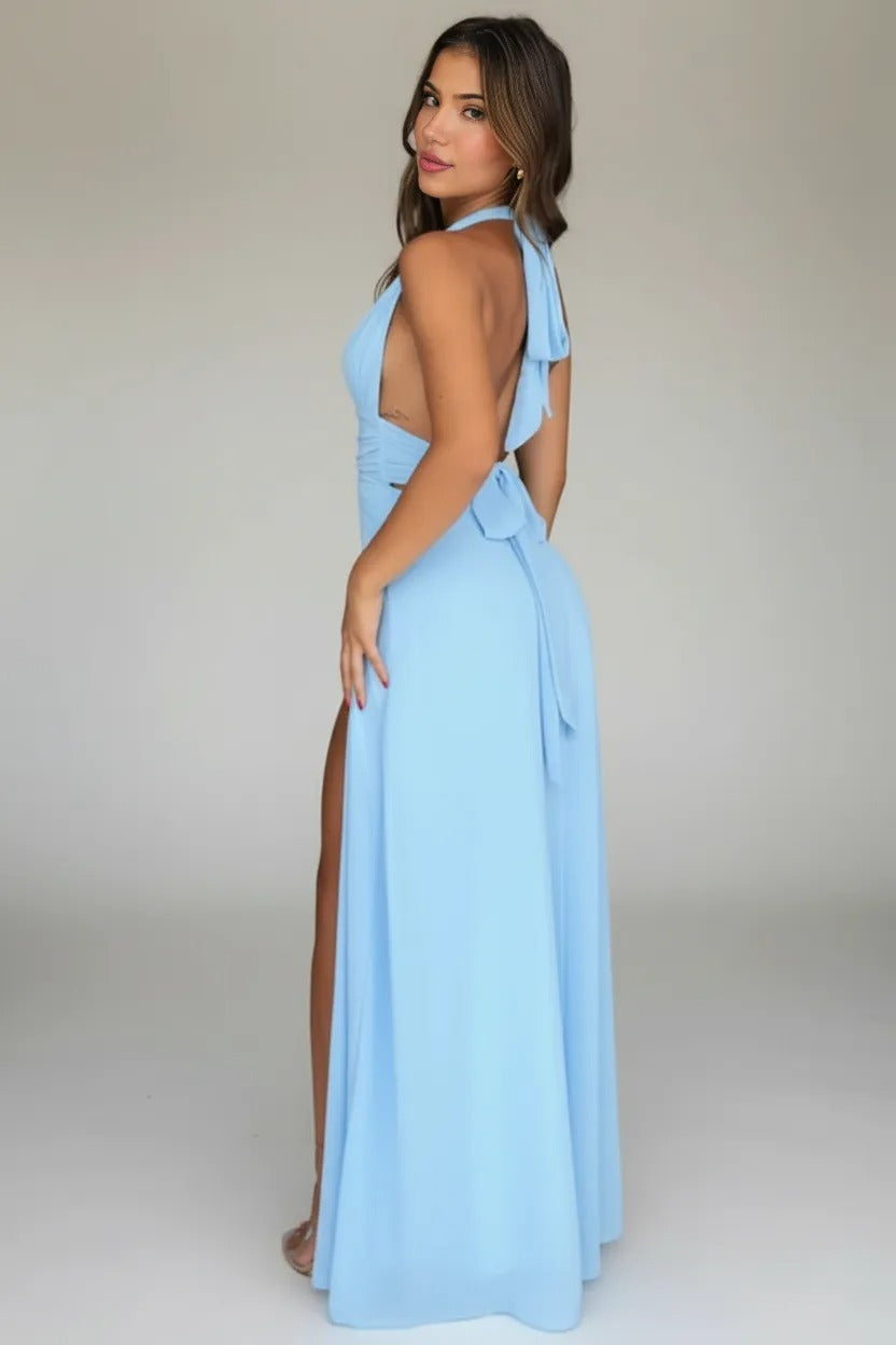 AUBREY | Side Slit Maxi Dress