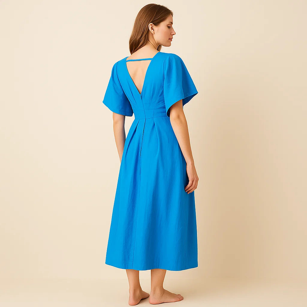 CHLOE | Short Sleeve Midi Dress