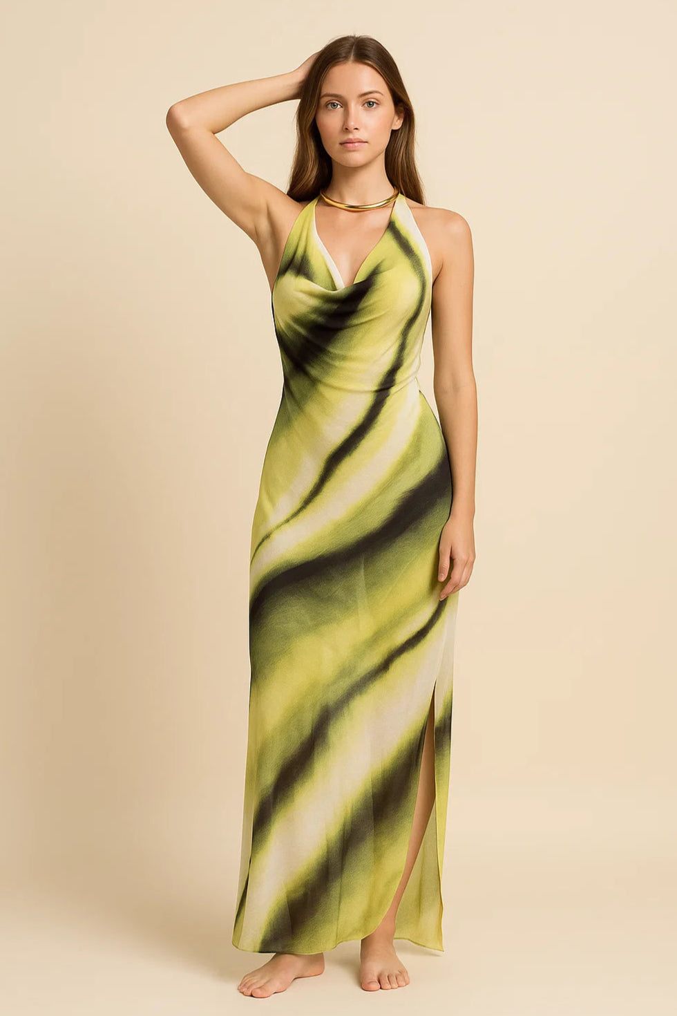 KAILANI | Cowl Neck Maxi Dress