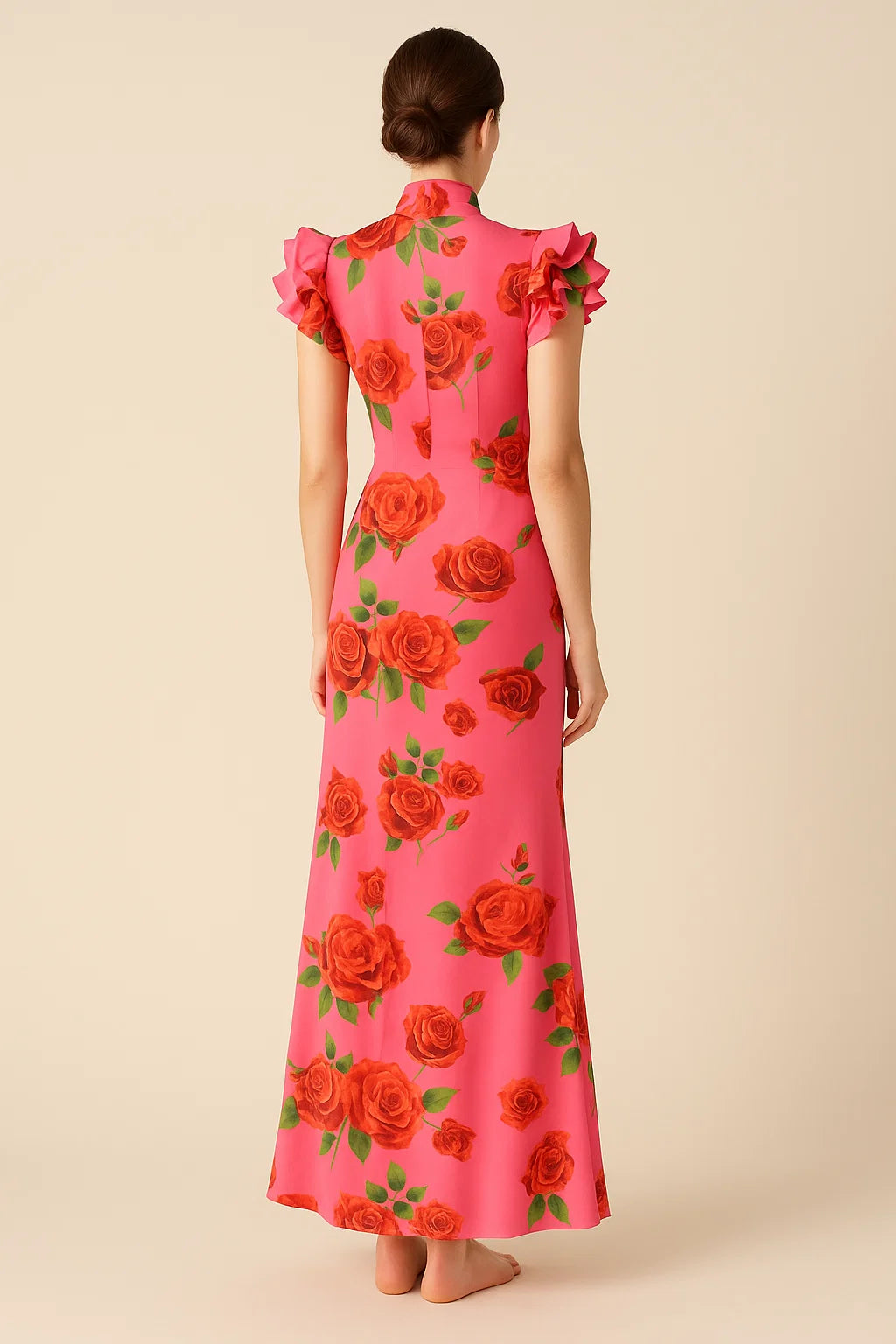 LYDIA | Floral Print Maxi Dress
