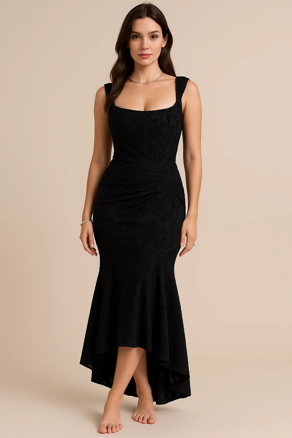 ALEXANDRA | Floral Corseted Maxi Dress