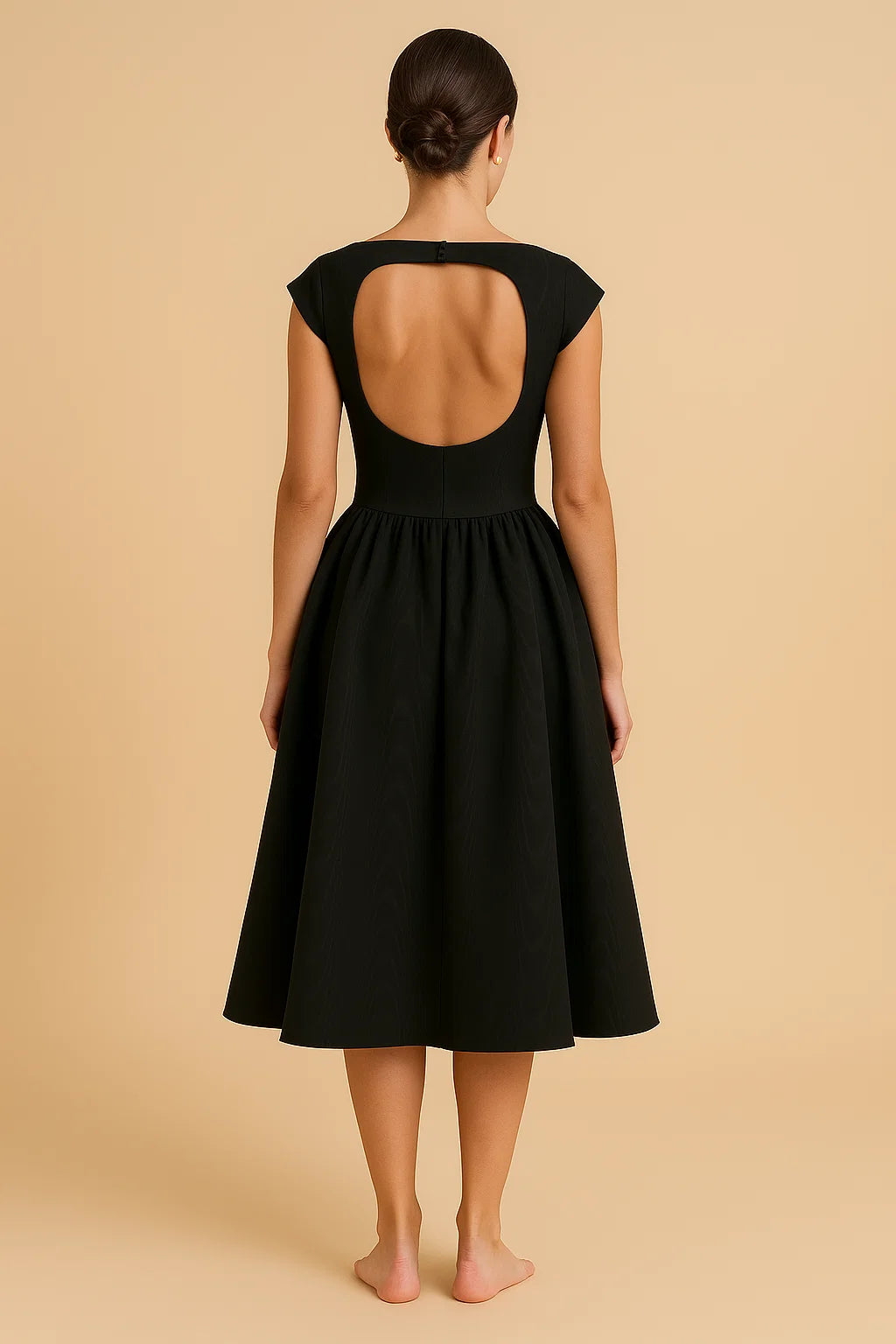 VIOLET | Satin Midi Dress