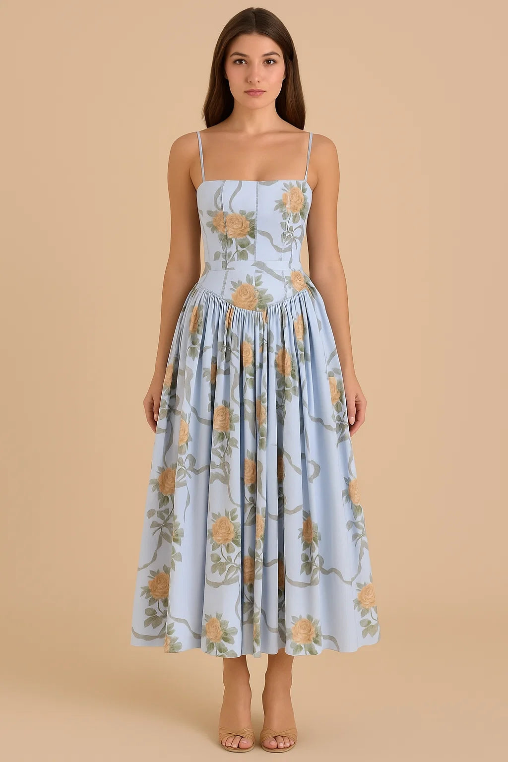 AMELIA | Cotton Maxi Sundress