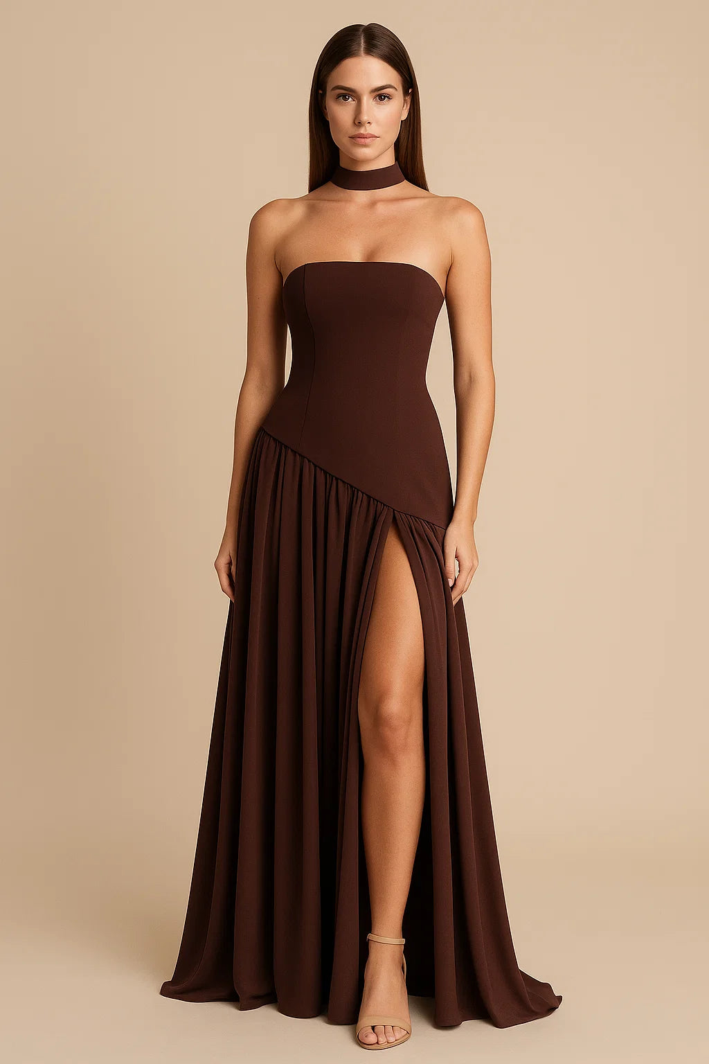 JIRAH | Scarf Maxi Dress