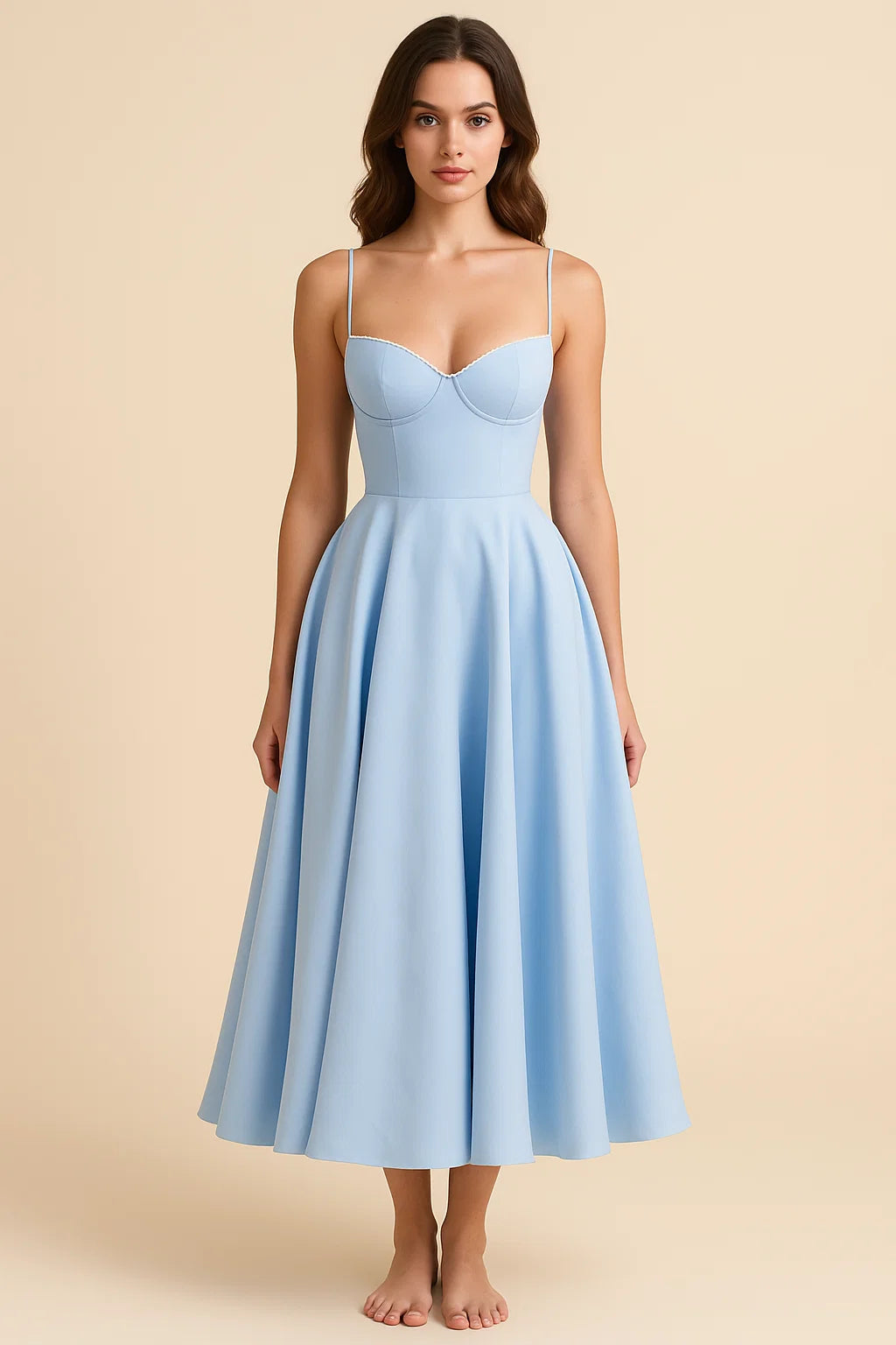 AVERY | Tulle Midi Dress