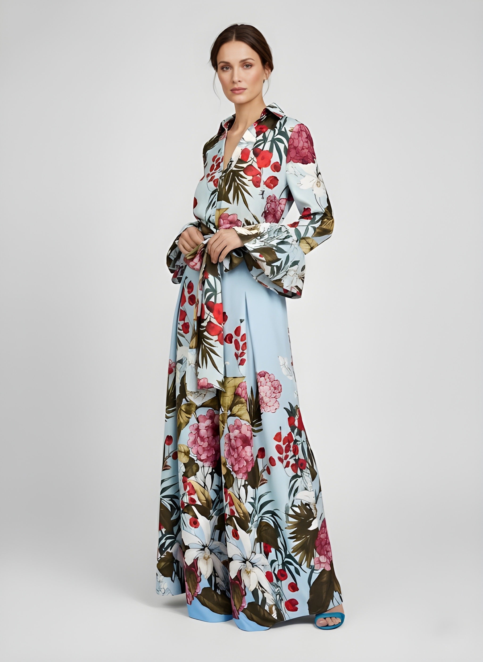 JAIMY | Elegant Two-Piece Shirt And Skirt Set