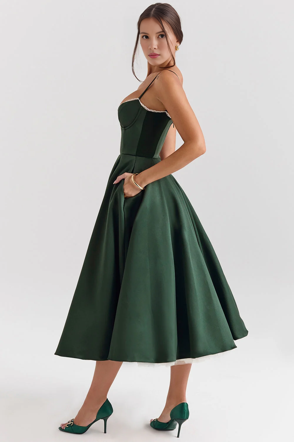 AVERY | Tulle Midi Dress