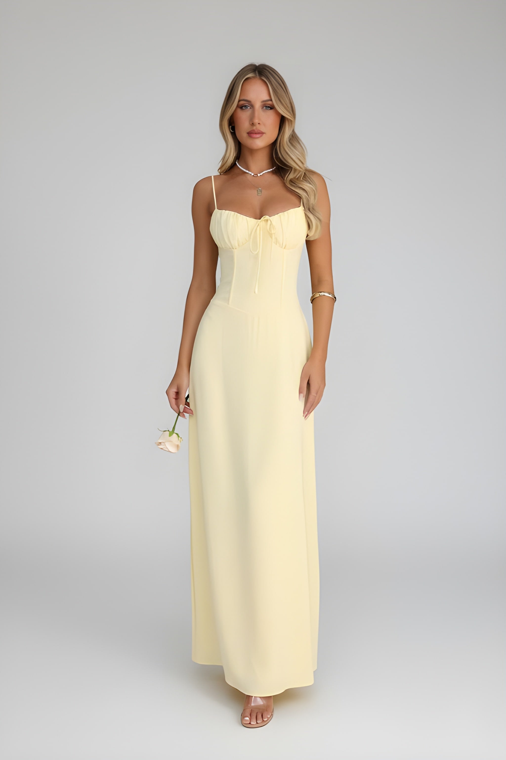 ELIZABETH | Corseted Maxi Dress