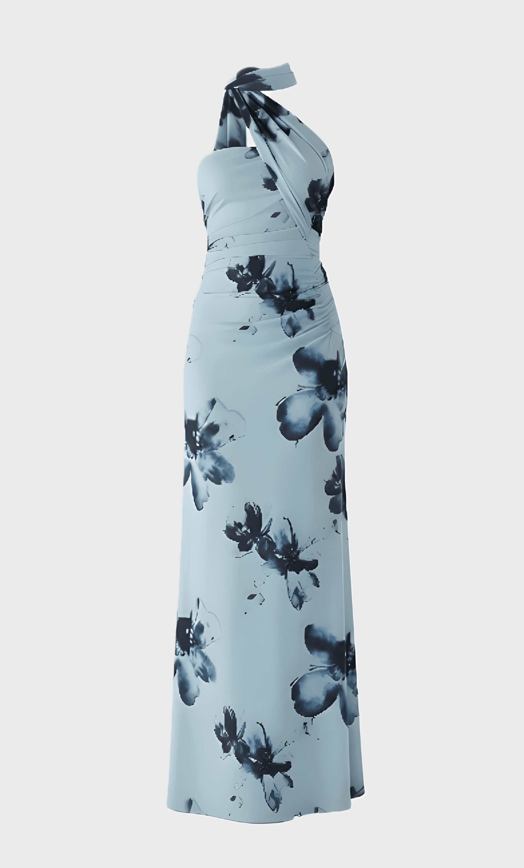 LYRIC | Scarf Neck Maxi Dress