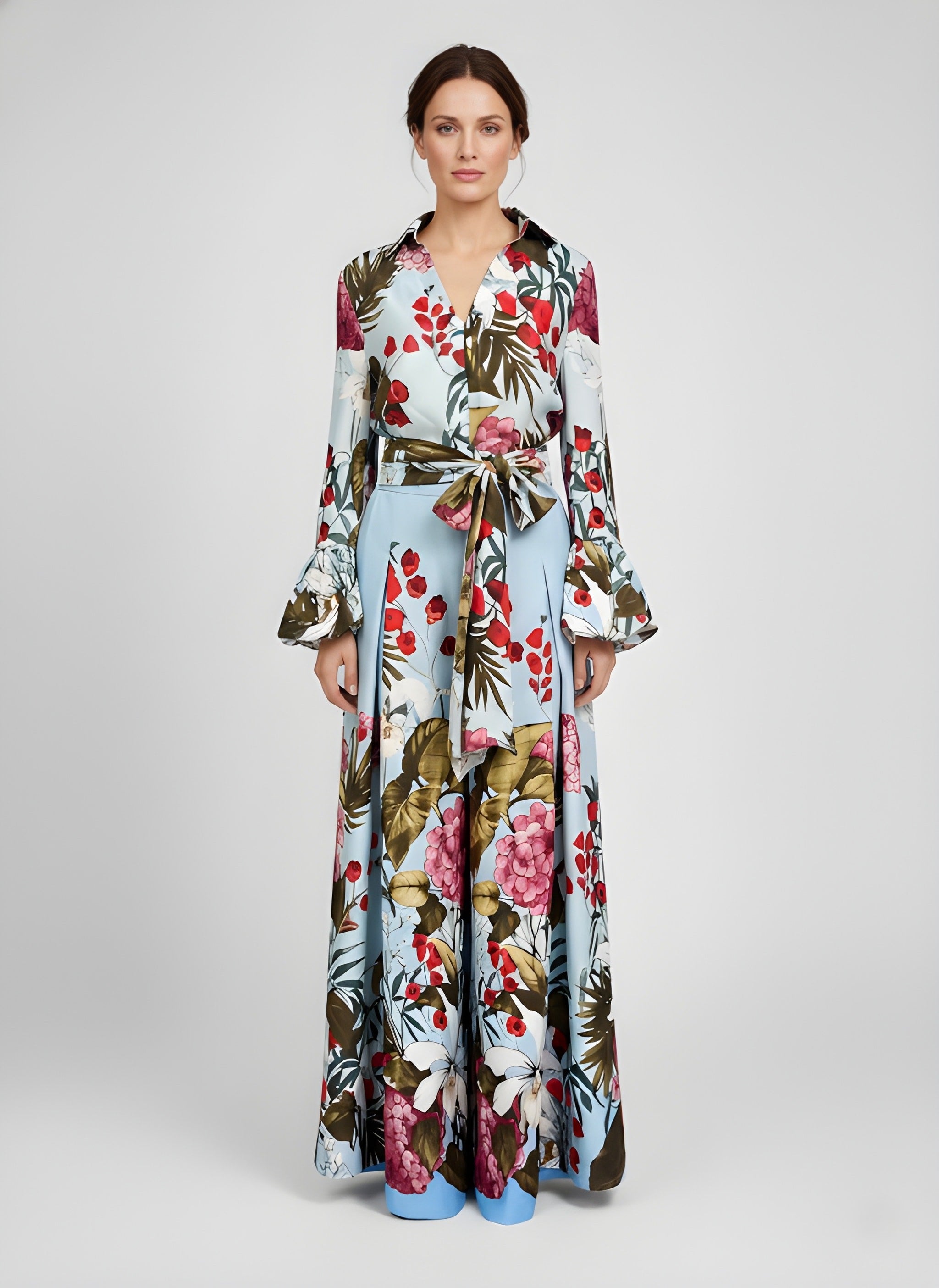 JAIMY | Elegant Two-Piece Shirt And Skirt Set