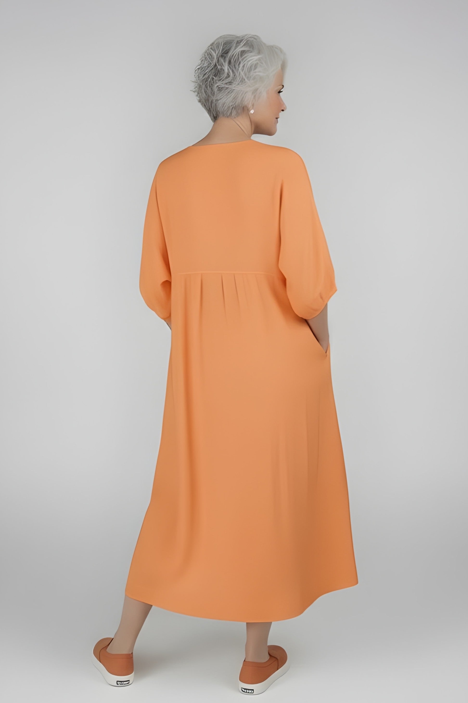 ELORA | Classic Comfort Midi Dress