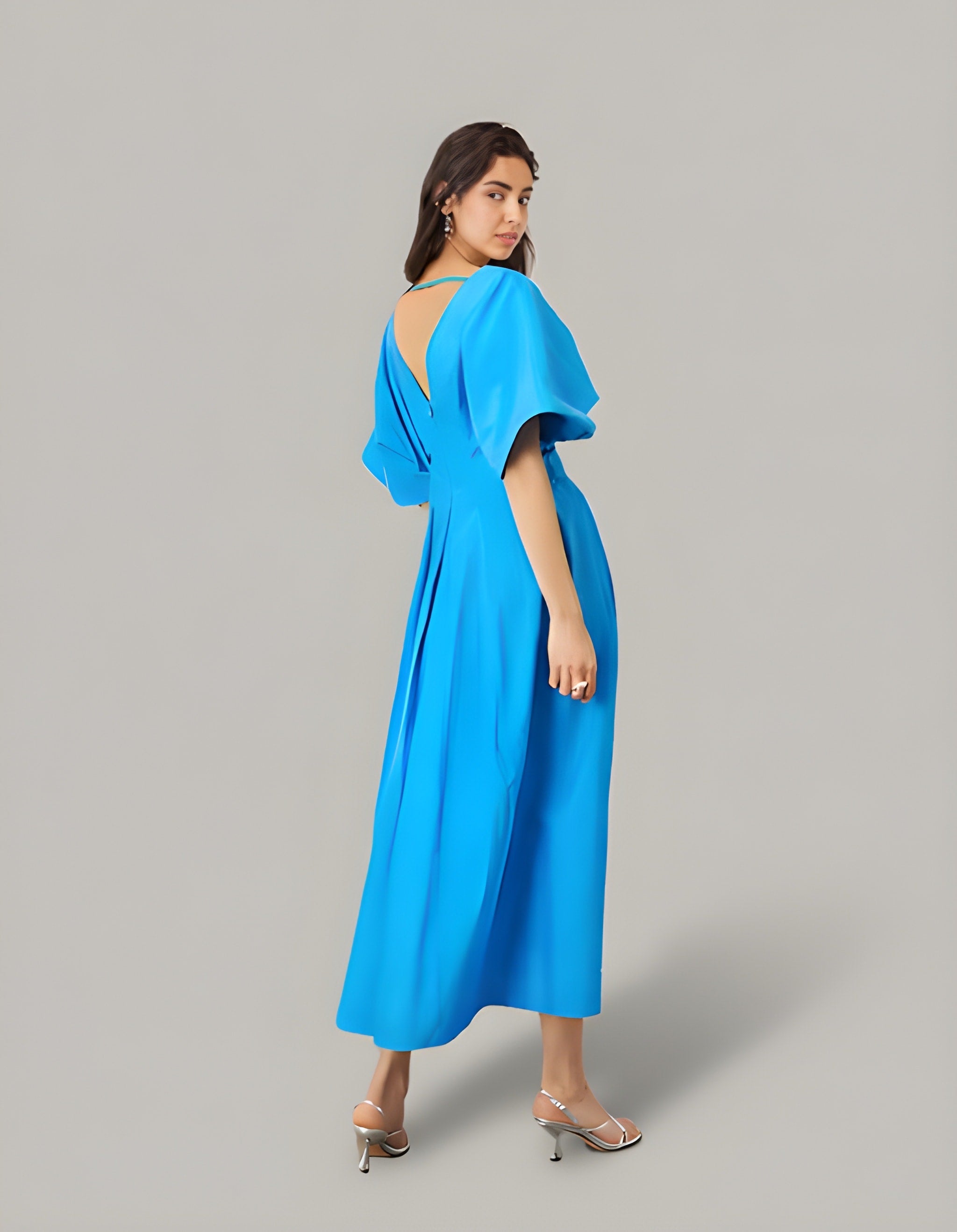 CHLOE | Short Sleeve Midi Dress