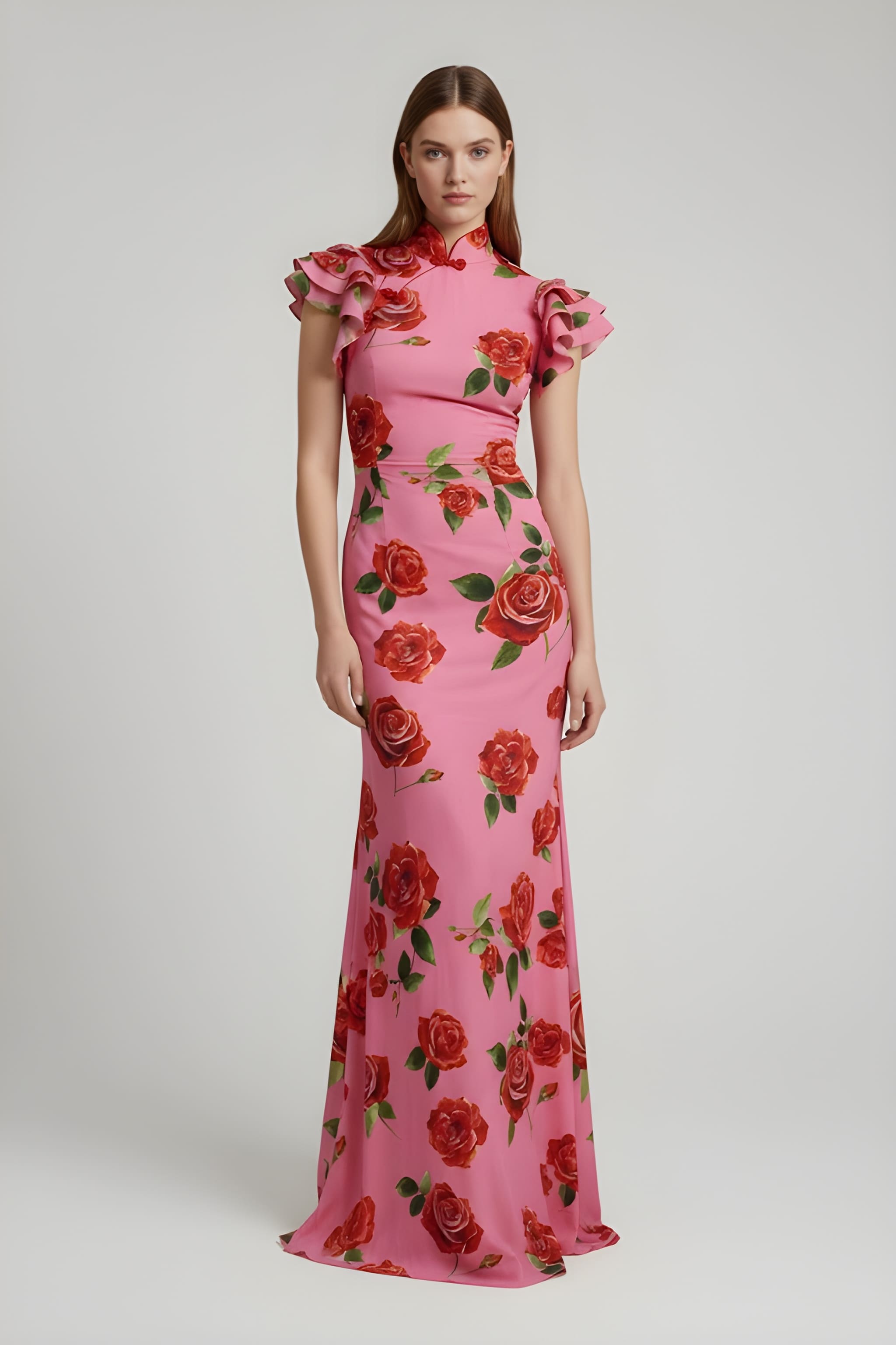 LYDIA | Floral Print Maxi Dress