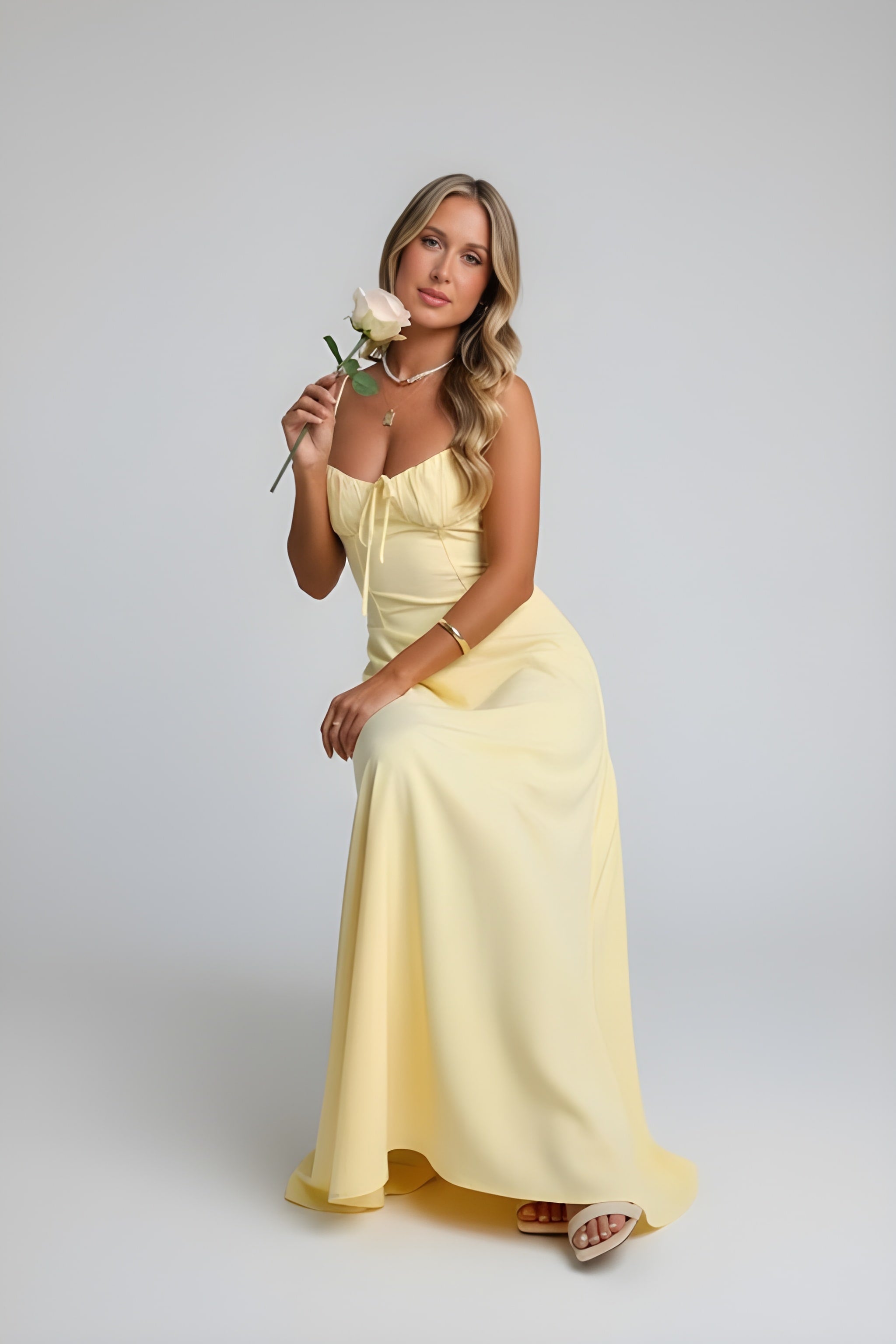 ELIZABETH | Corseted Maxi Dress