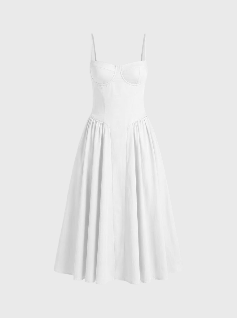 SERENA | Corset Midi Dress