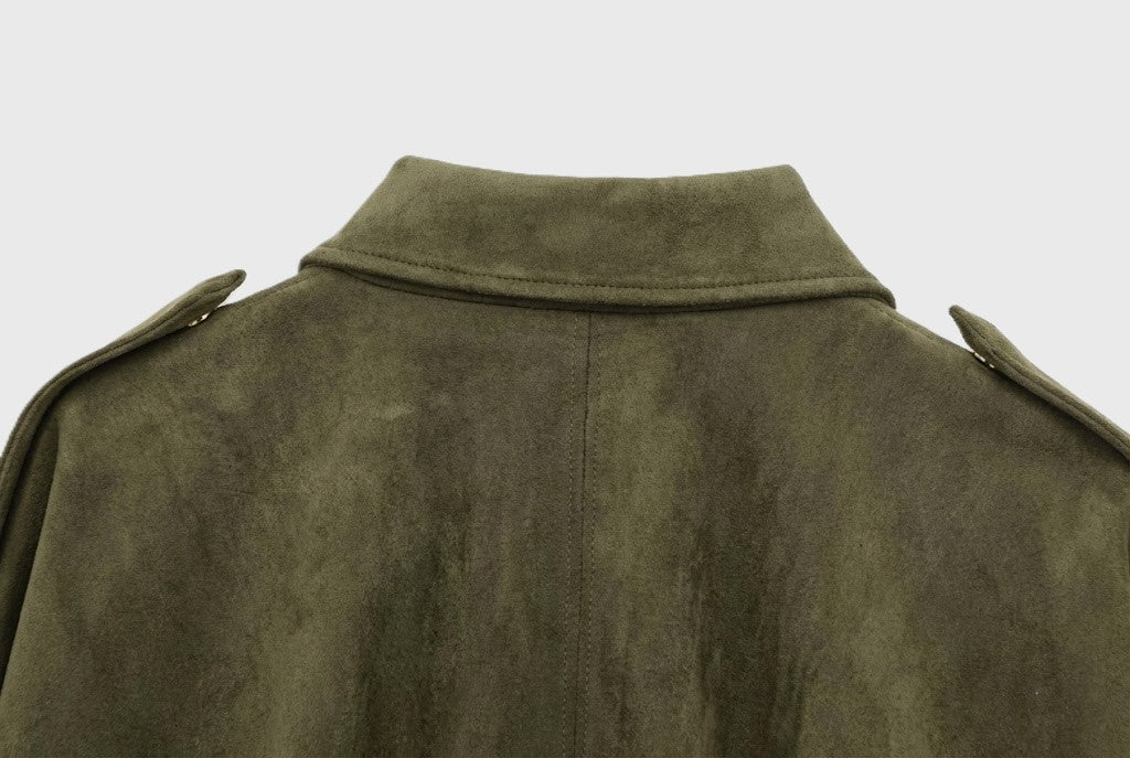 TAHLIA | Elegant Suede Loose Jacket