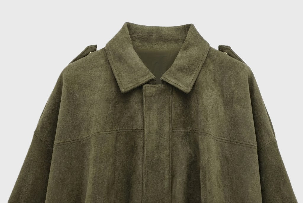 TAHLIA | Elegant Suede Loose Jacket