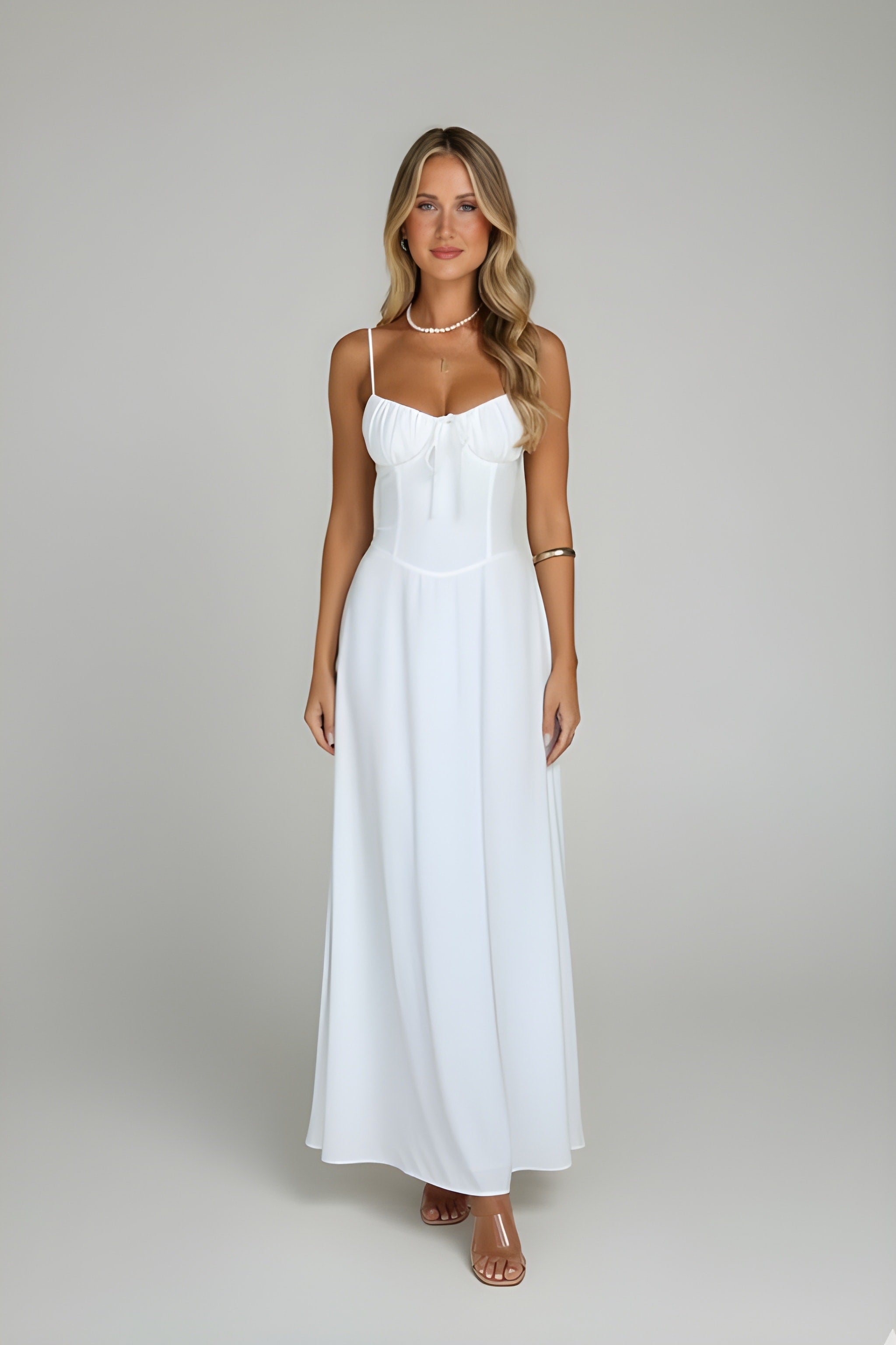 ELIZABETH | Corseted Maxi Dress