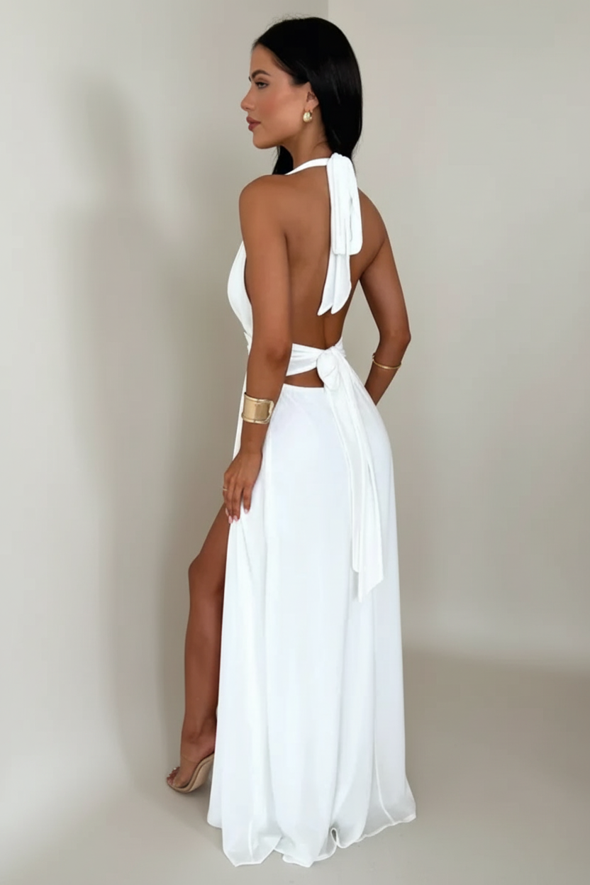 AUBREY | Side Slit Maxi Dress