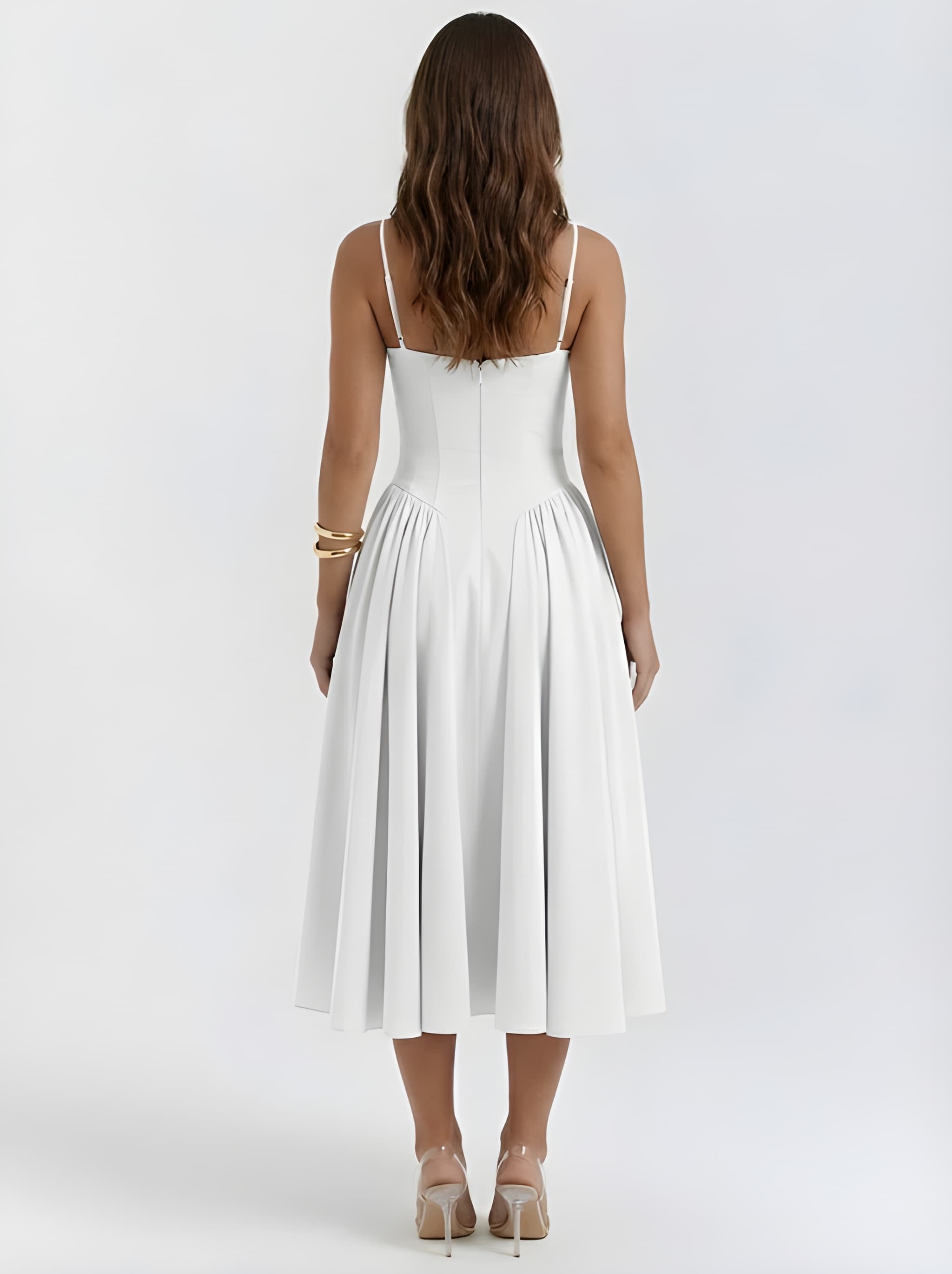 SERENA | Corset Midi Dress
