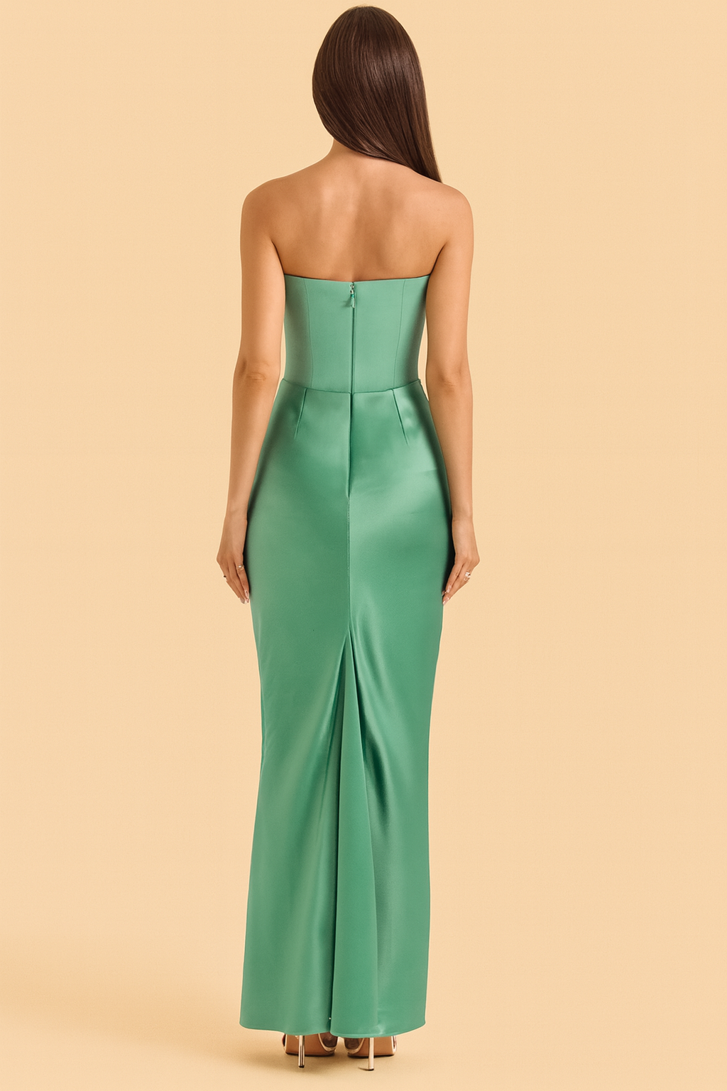 AURELIA | Strapless Corset-Style Maxi Dress