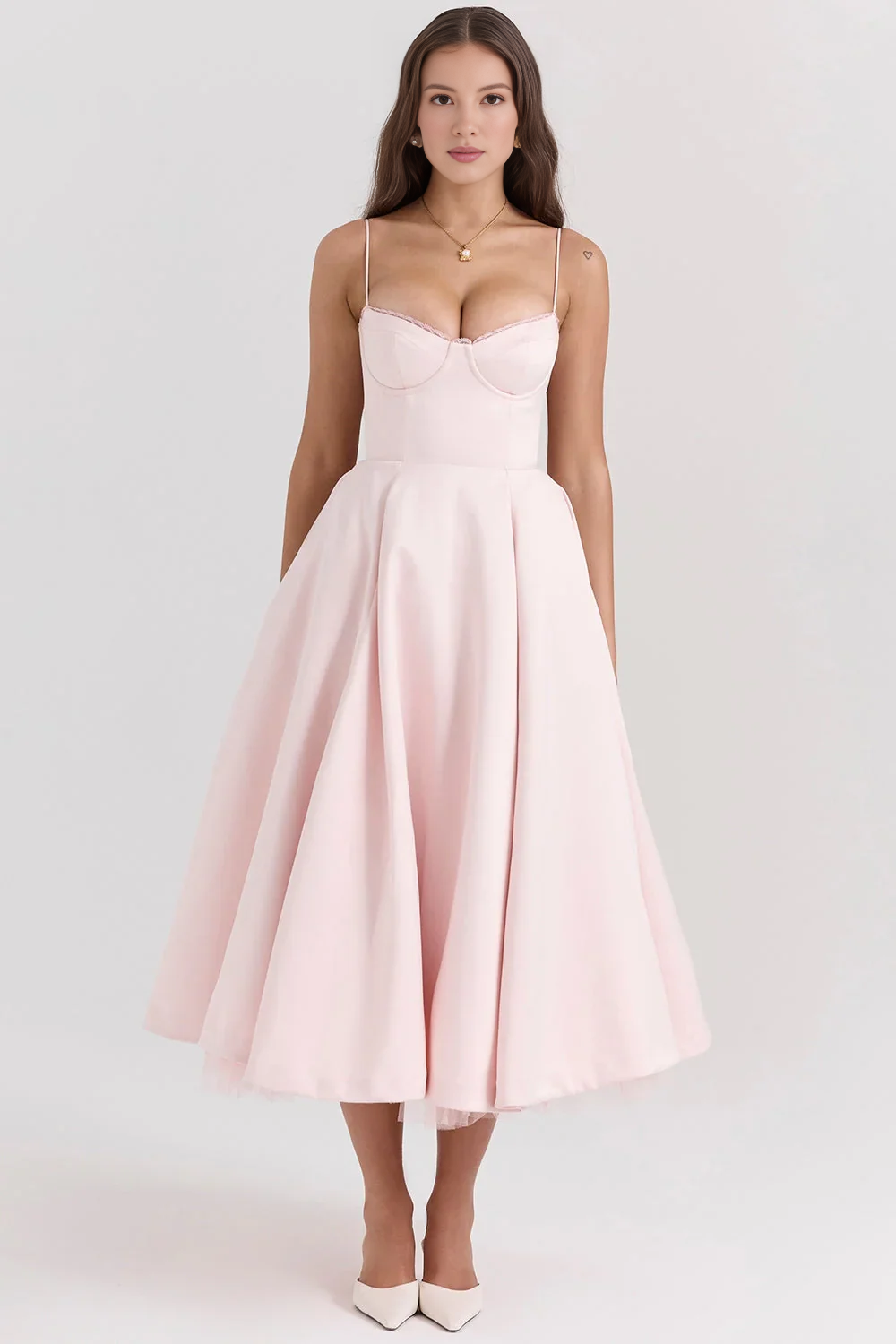 AVERY | Tulle Midi Dress