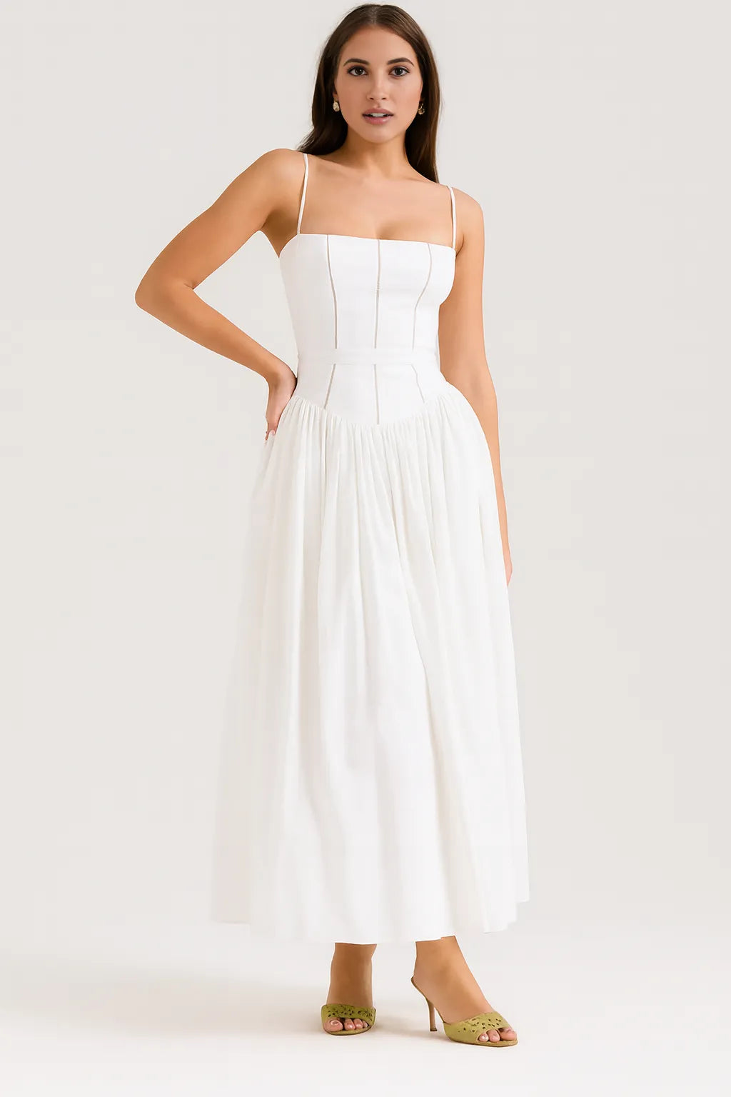 AMELIA | Cotton Maxi Sundress