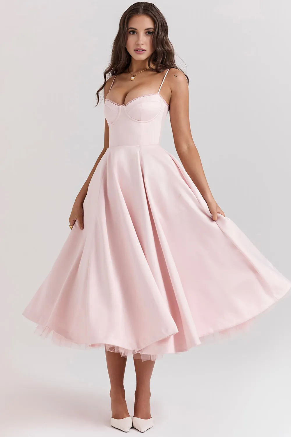 AVERY | Tulle Midi Dress