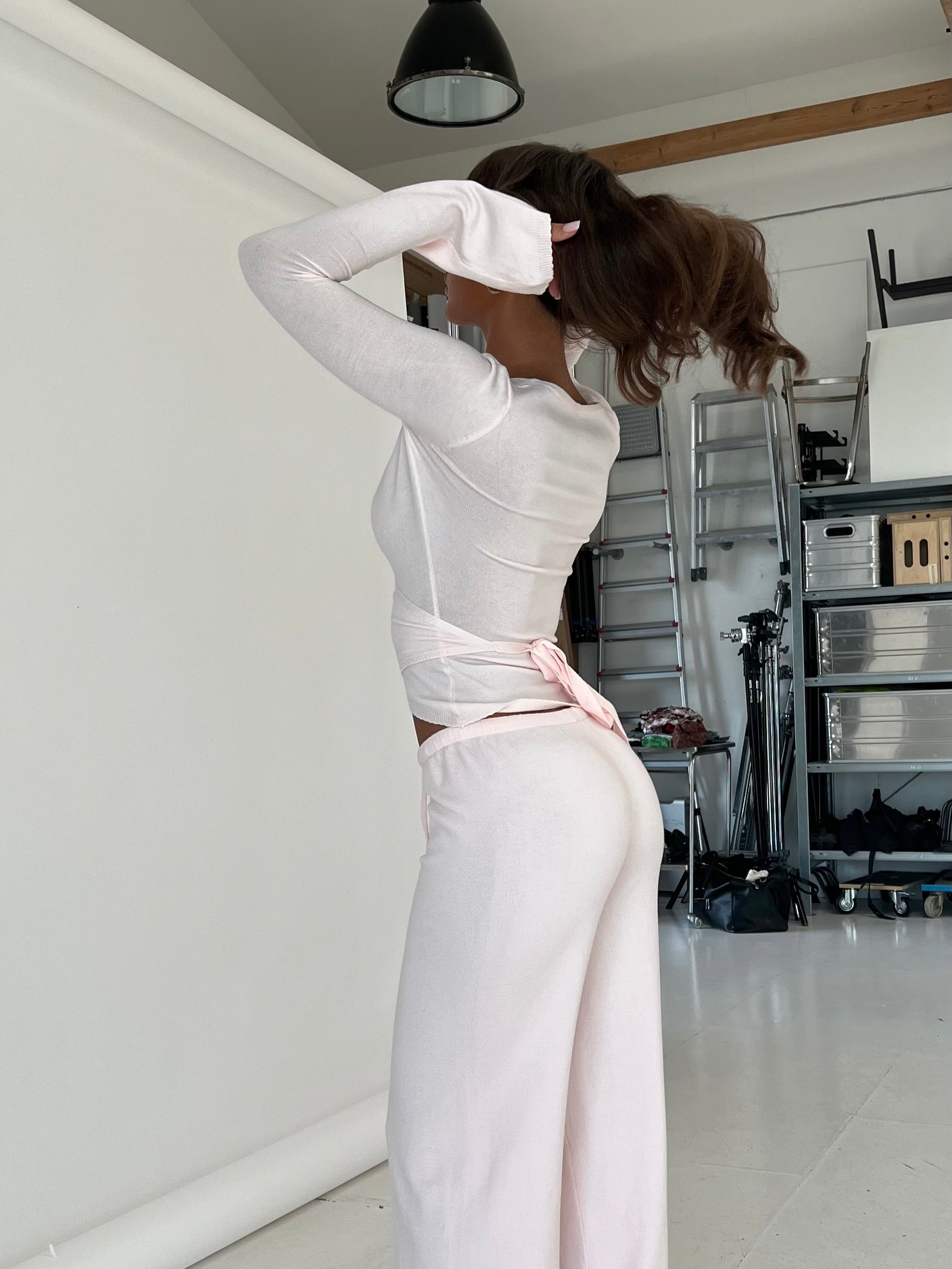 SOLENE | Soft Knit Wrap Top