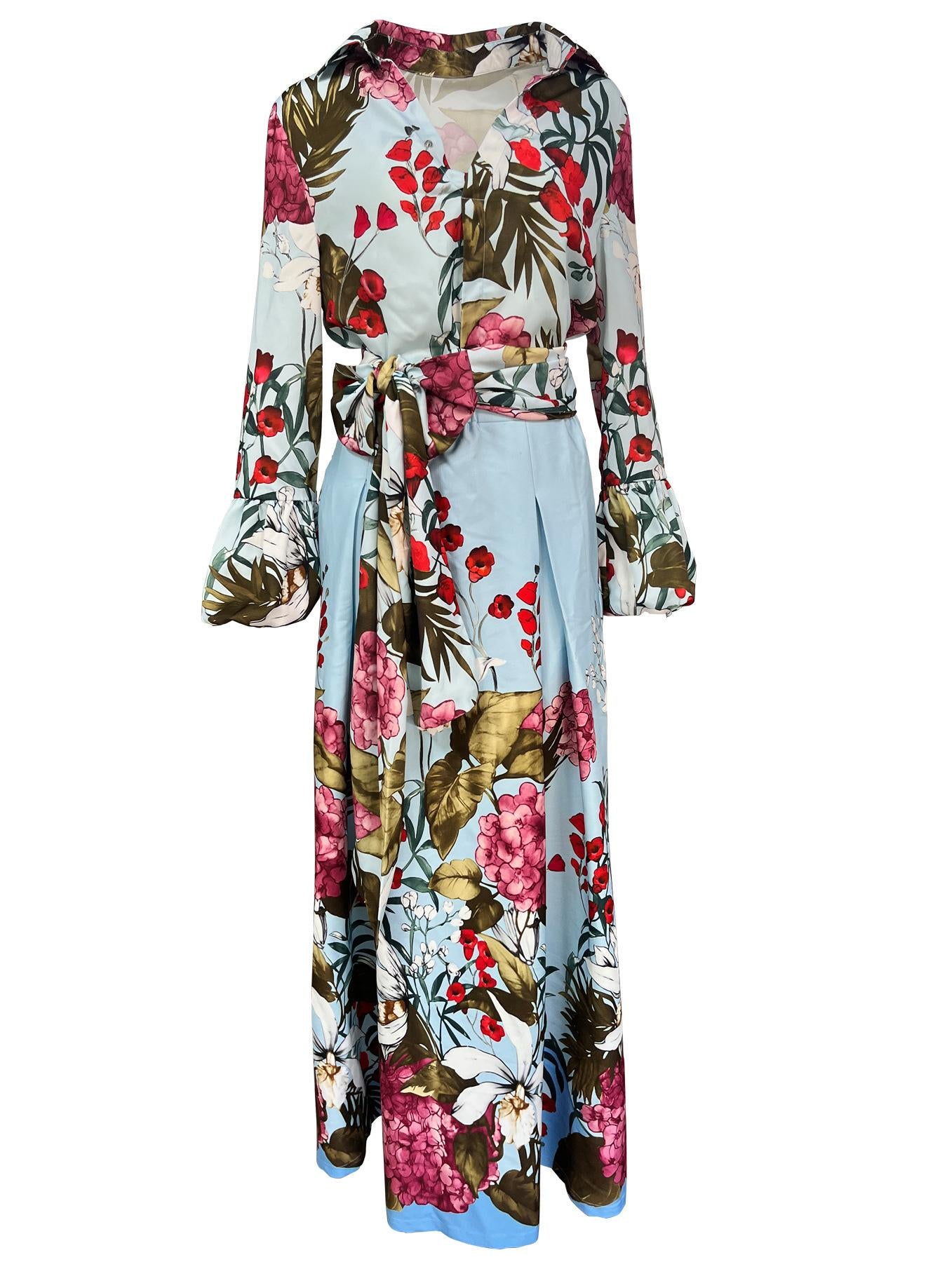 JAIMY | Elegant Two-Piece Shirt And Skirt Set