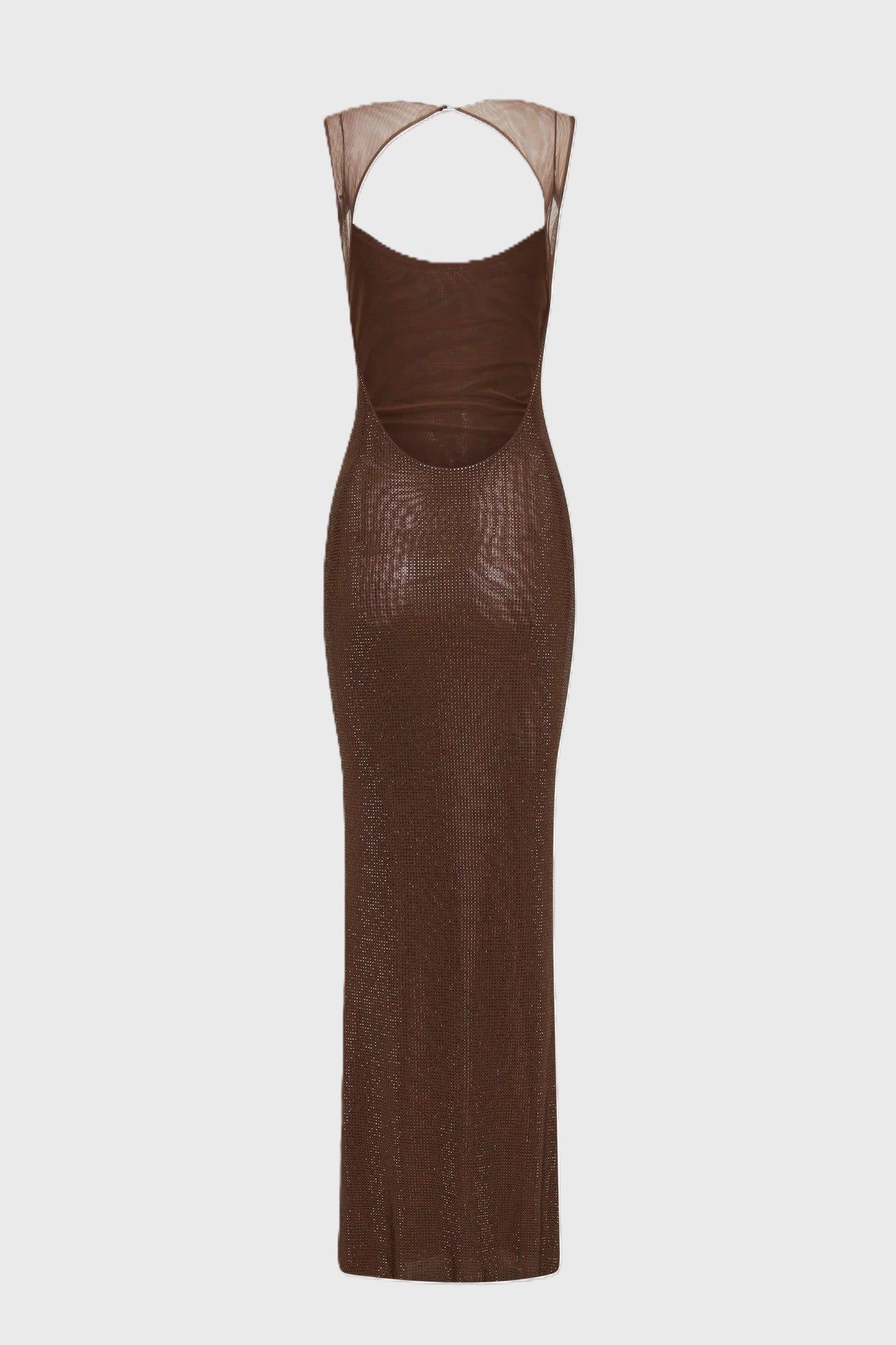 JASMYN | Hot Fix Maxi Dress Chocolate