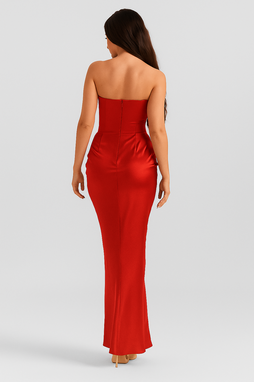 AURELIA | Strapless Corset-Style Maxi Dress