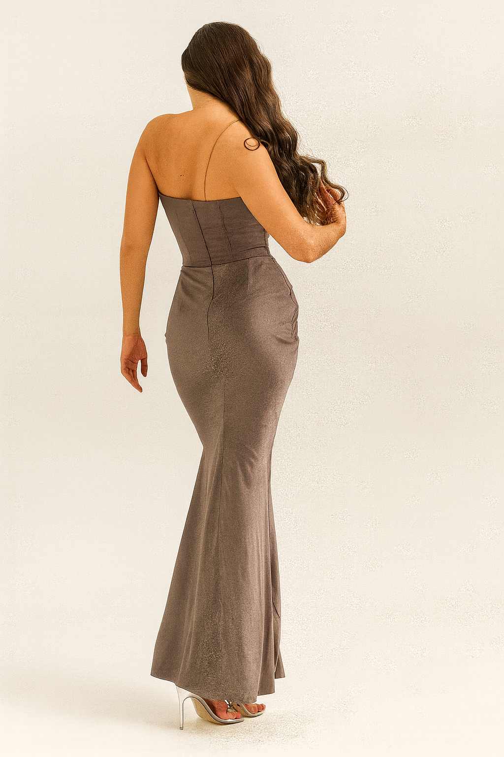AURELIA | Strapless Corset-Style Maxi Dress
