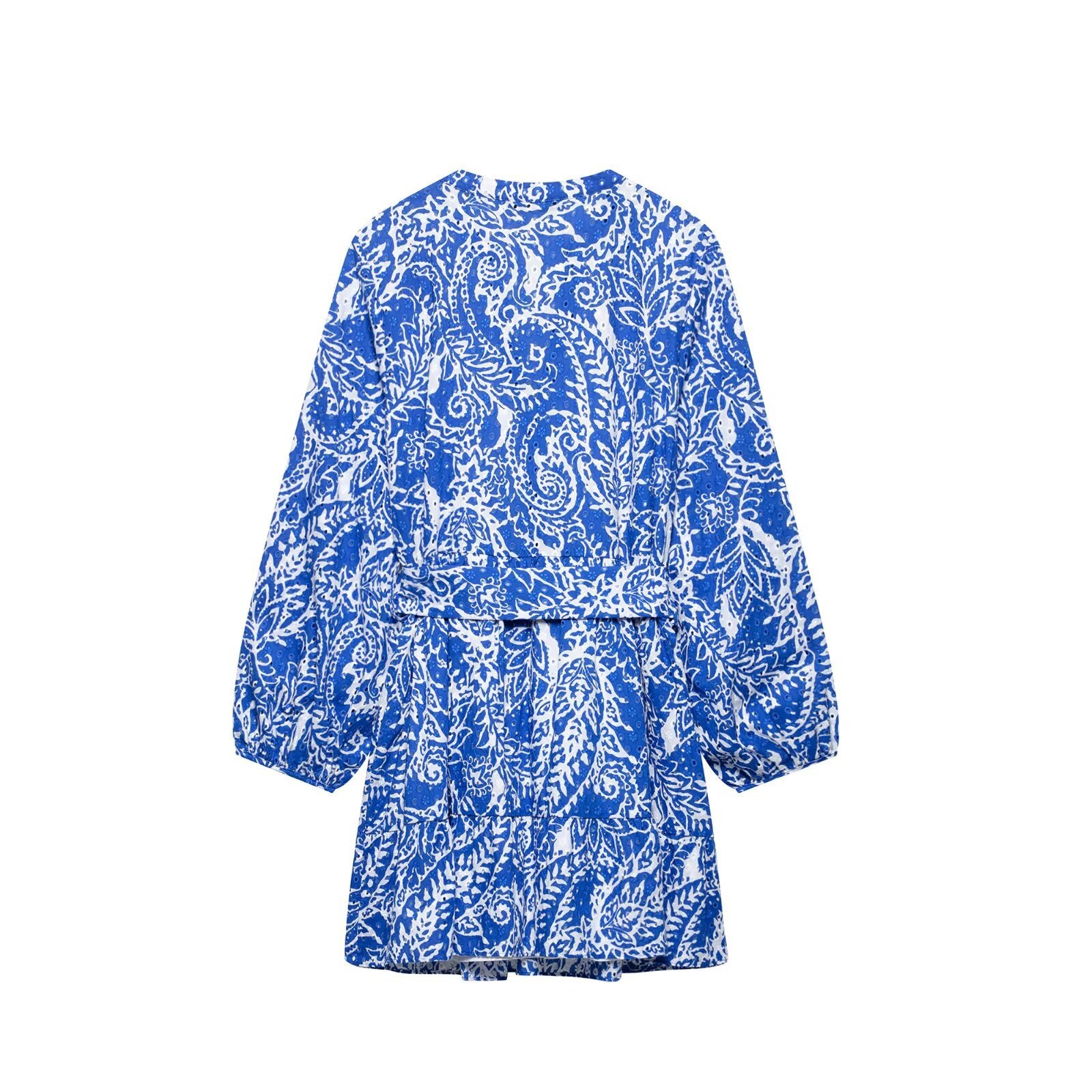 CHARLOTTE | Boho Belted Mini Dress